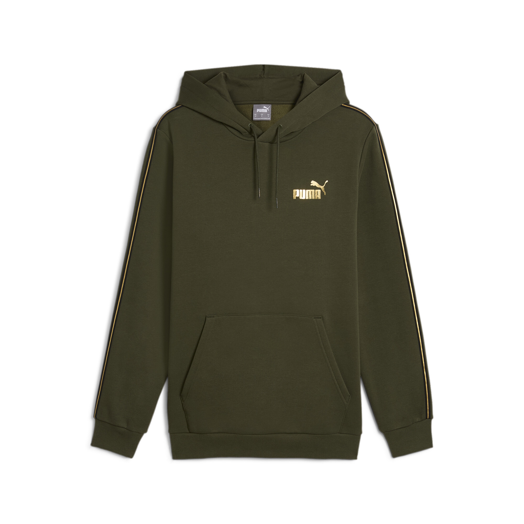 PUMA Kapuzensweatshirt »ESS TAPE MINIMAL GOLD HOODIE FL«, mit verstellbarer Kapuze, mit WarmCELL-Technologie, Relaxed Fit
