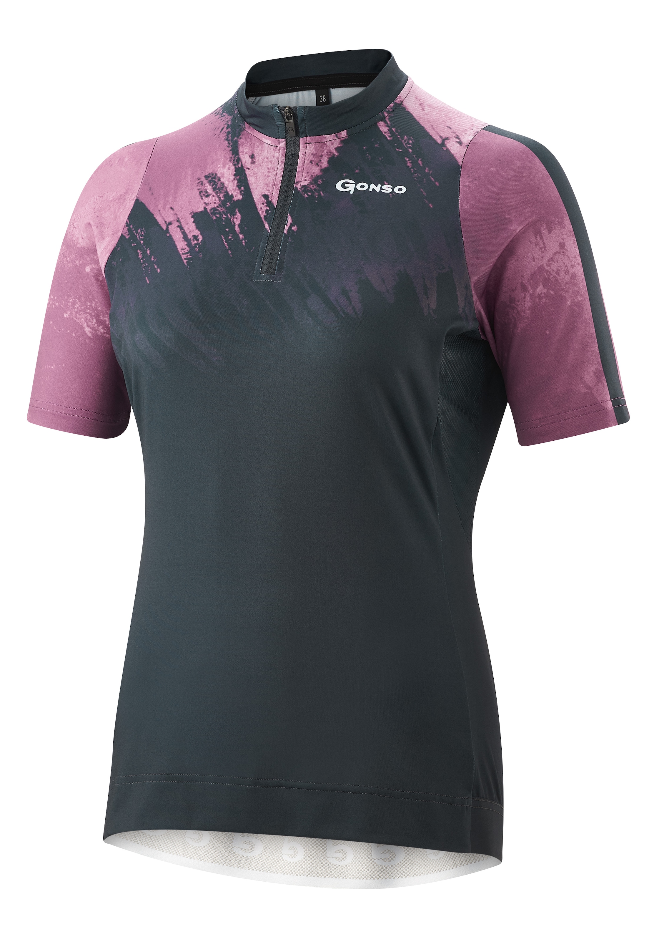 Gonso Radtrikot »LESIMA«, Damen MTB-Radshirt kurzarm, leichtes Fahrradtrikot mit RV-Tasche