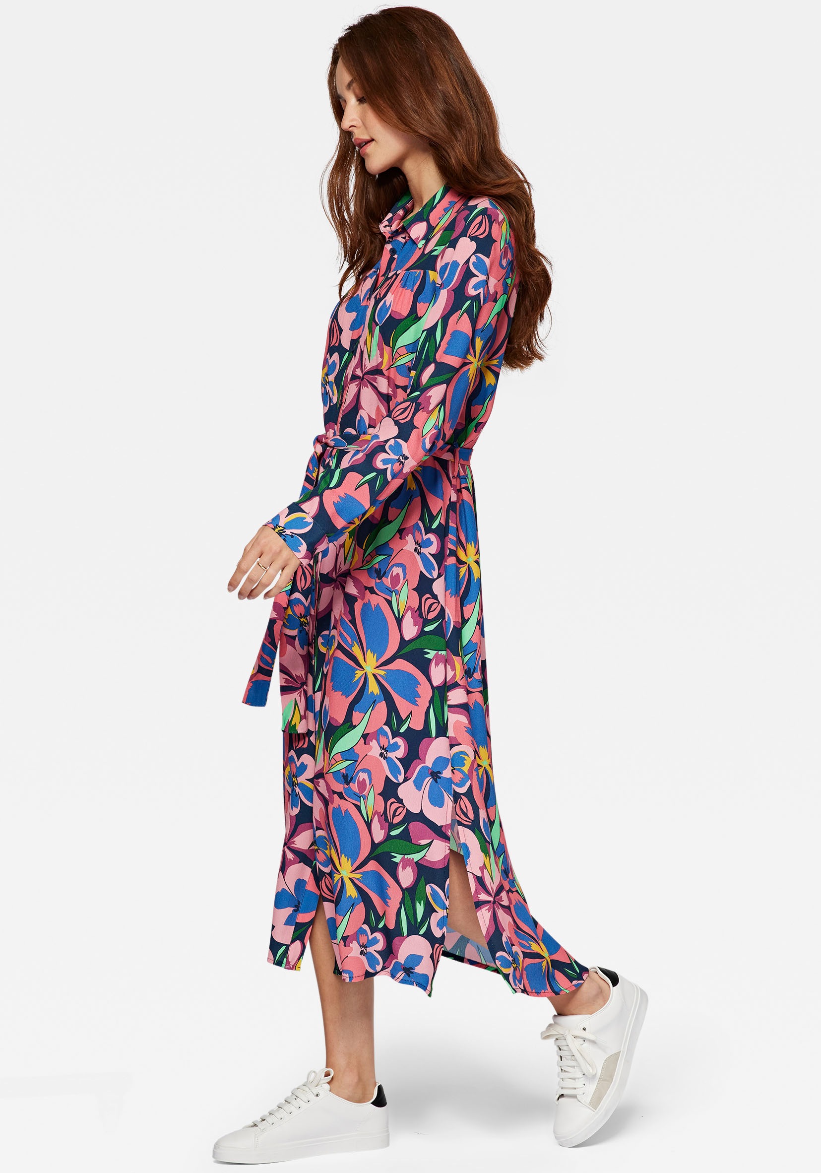 DRESS«, in mit Maxikleid | Jelmoli-Versand »PRINTED Mavi shoppen online Bindeband LONG Taille der