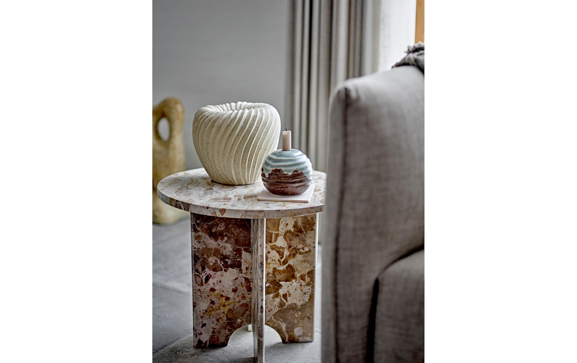 Bloomingville Blumentopf »Maham 45433 cm, Nature«