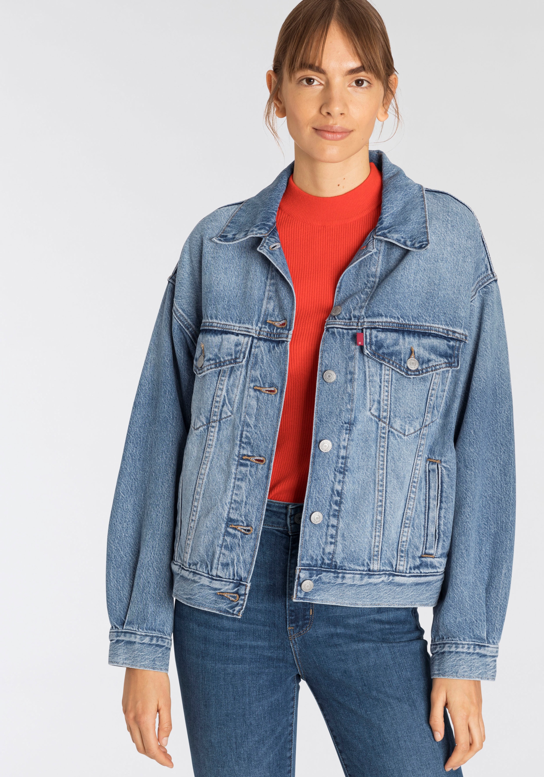 Levi's® Jeansjacke »90S TRUCKER« mit Umlegekragen