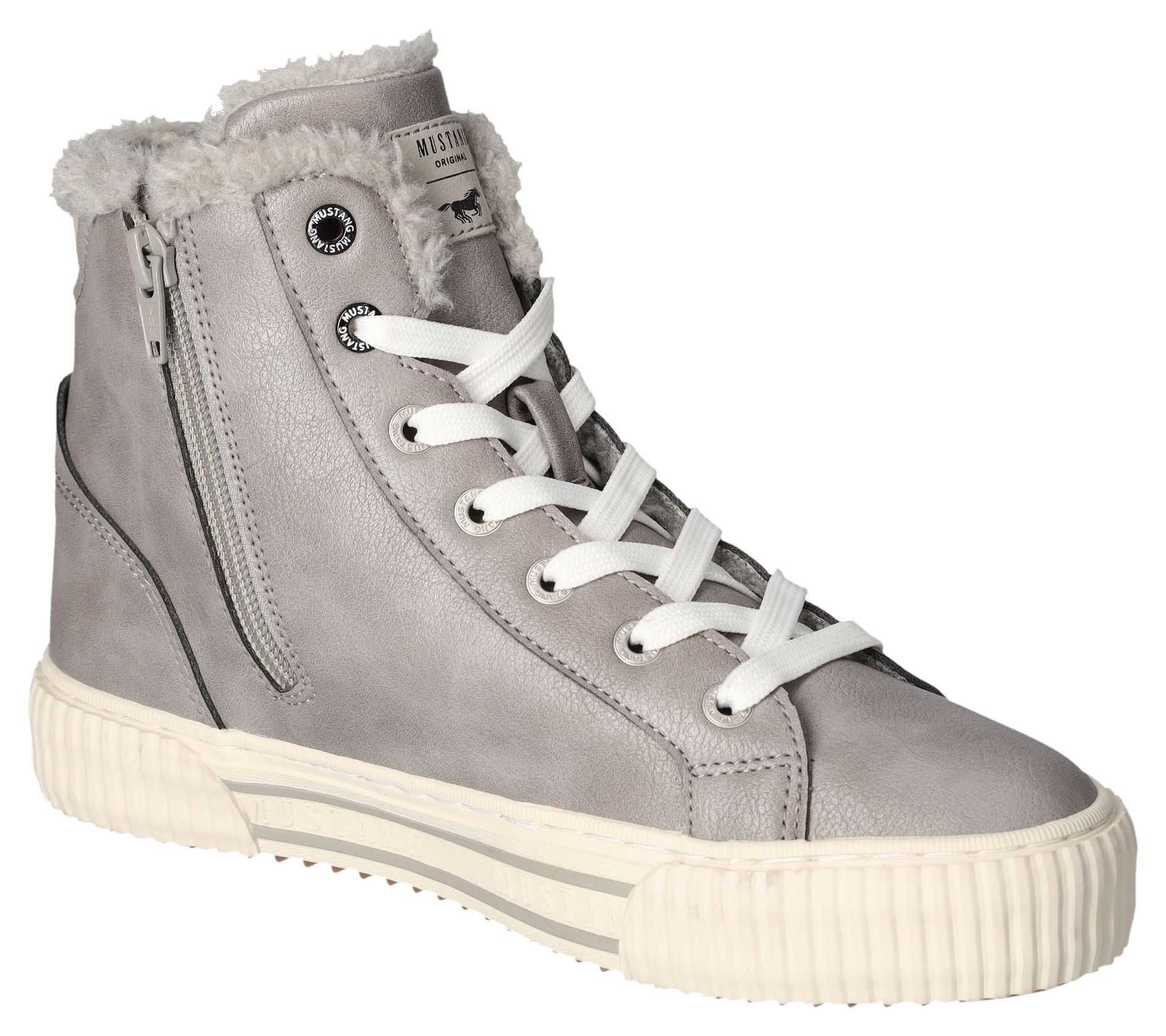 Mustang Shoes Winterboots, High Top Sneaker, Schnürboots mit Plateausohle