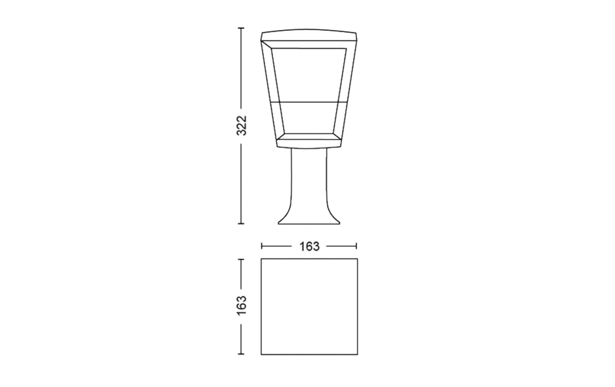 Philips Hue Aussen-Stehlampe »E«