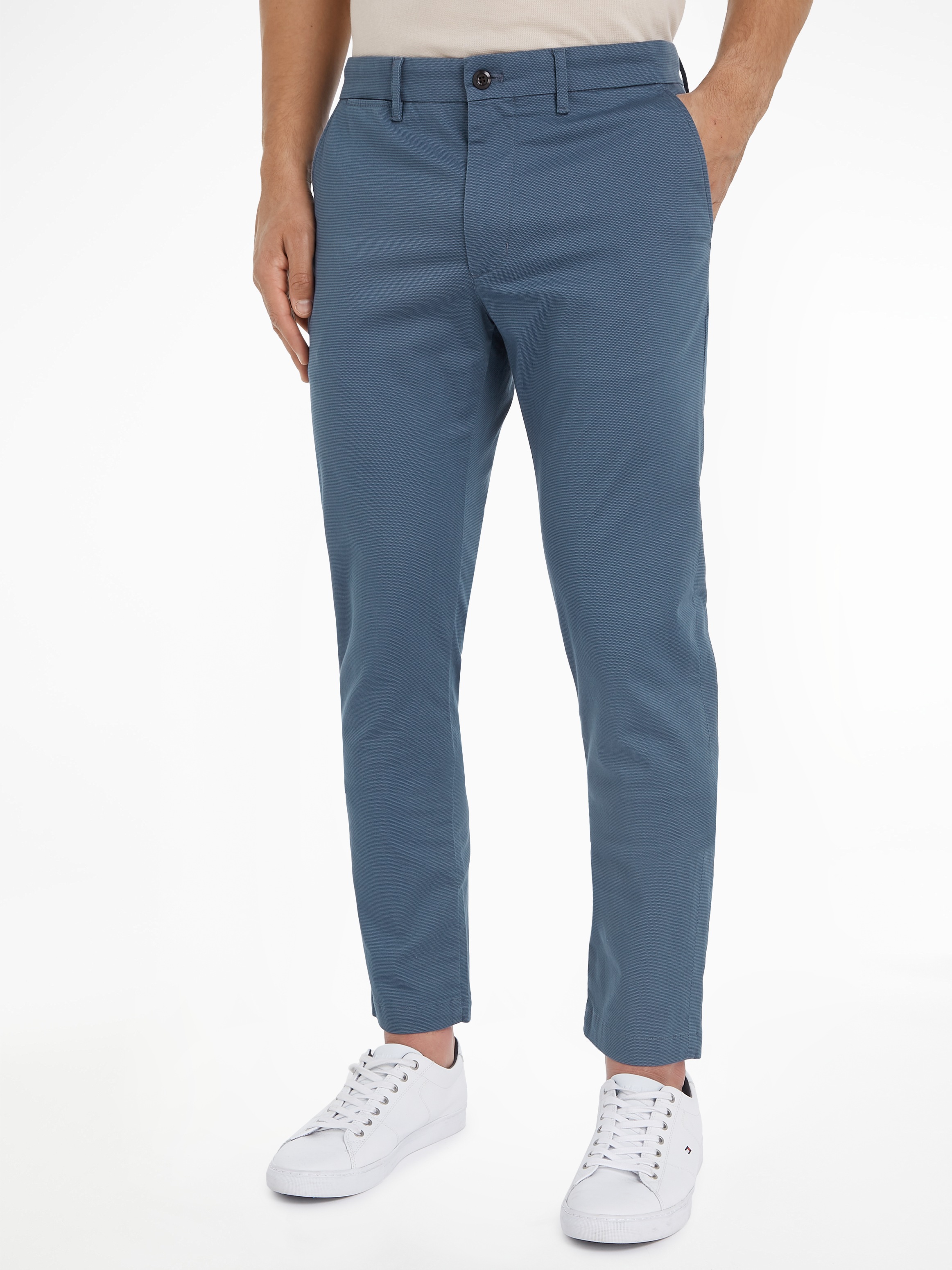 Tommy Hilfiger Chinohose »CHINO BLEECKER PRINTED STRUCTURE«