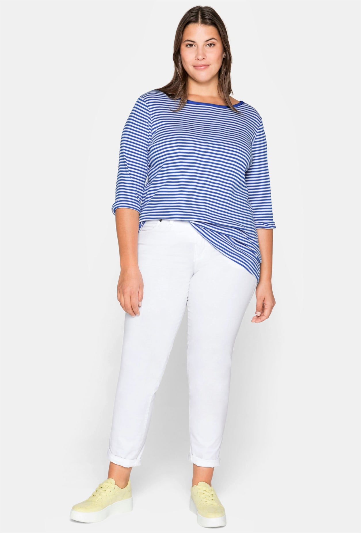 Sheego 3/4-Arm-Shirt »3/4-Arm-Shirt«, (1 tlg.)