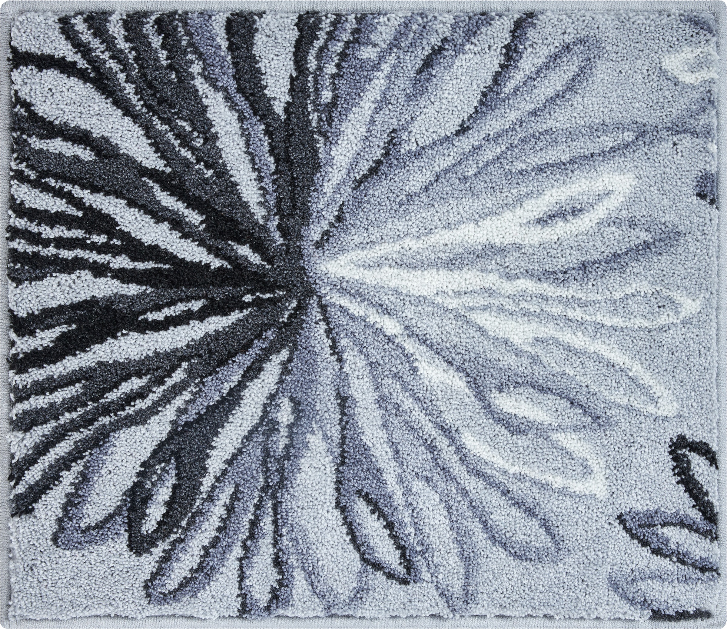 Grund Badematte »Art«, rutschhemmend beschichtet, fussbodenheizungsgeeignet, florales Muster, elegante Badematte