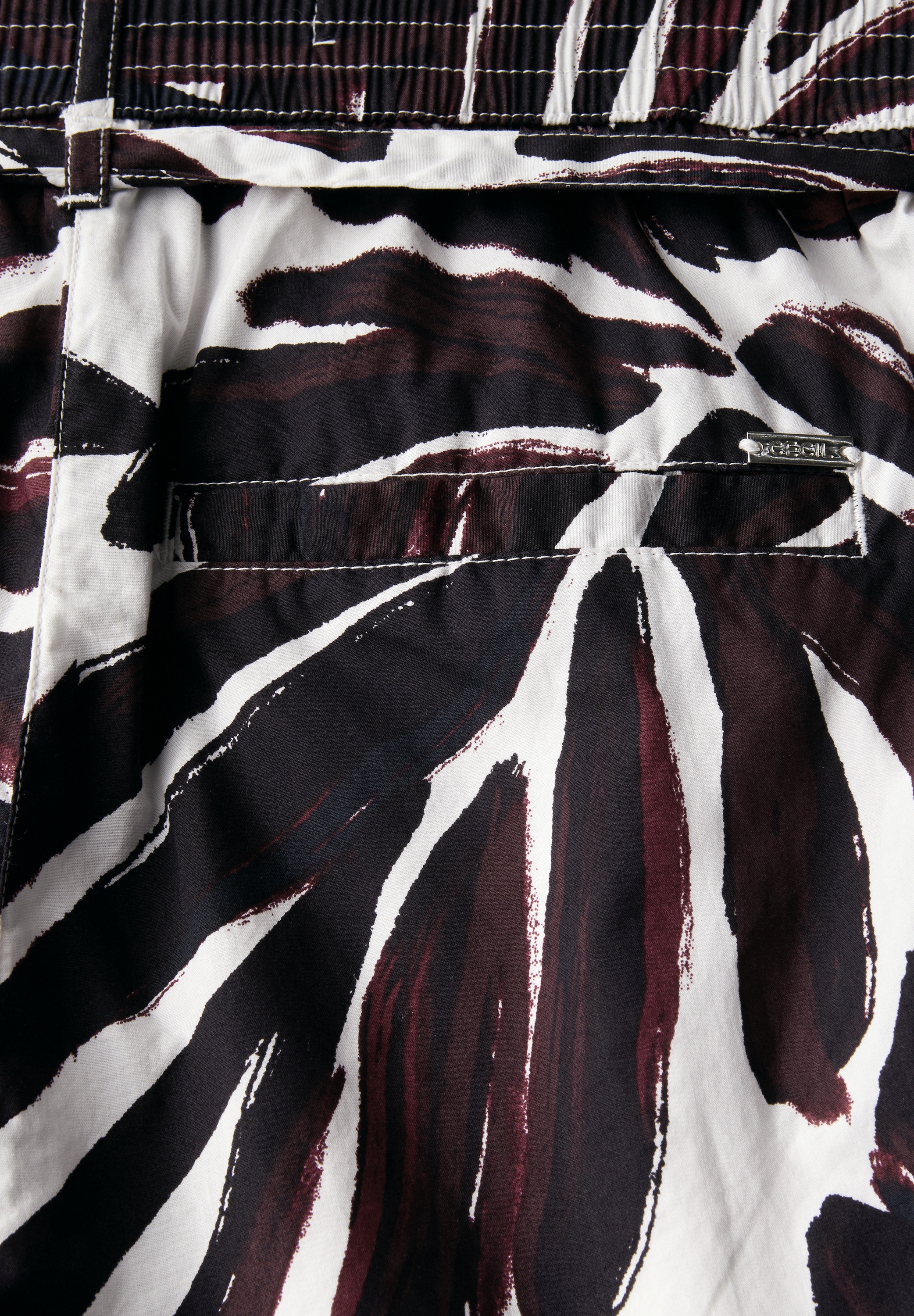 Cecil Stoffhose »Style NEELE«, Sommerhose mit grafischem Muster