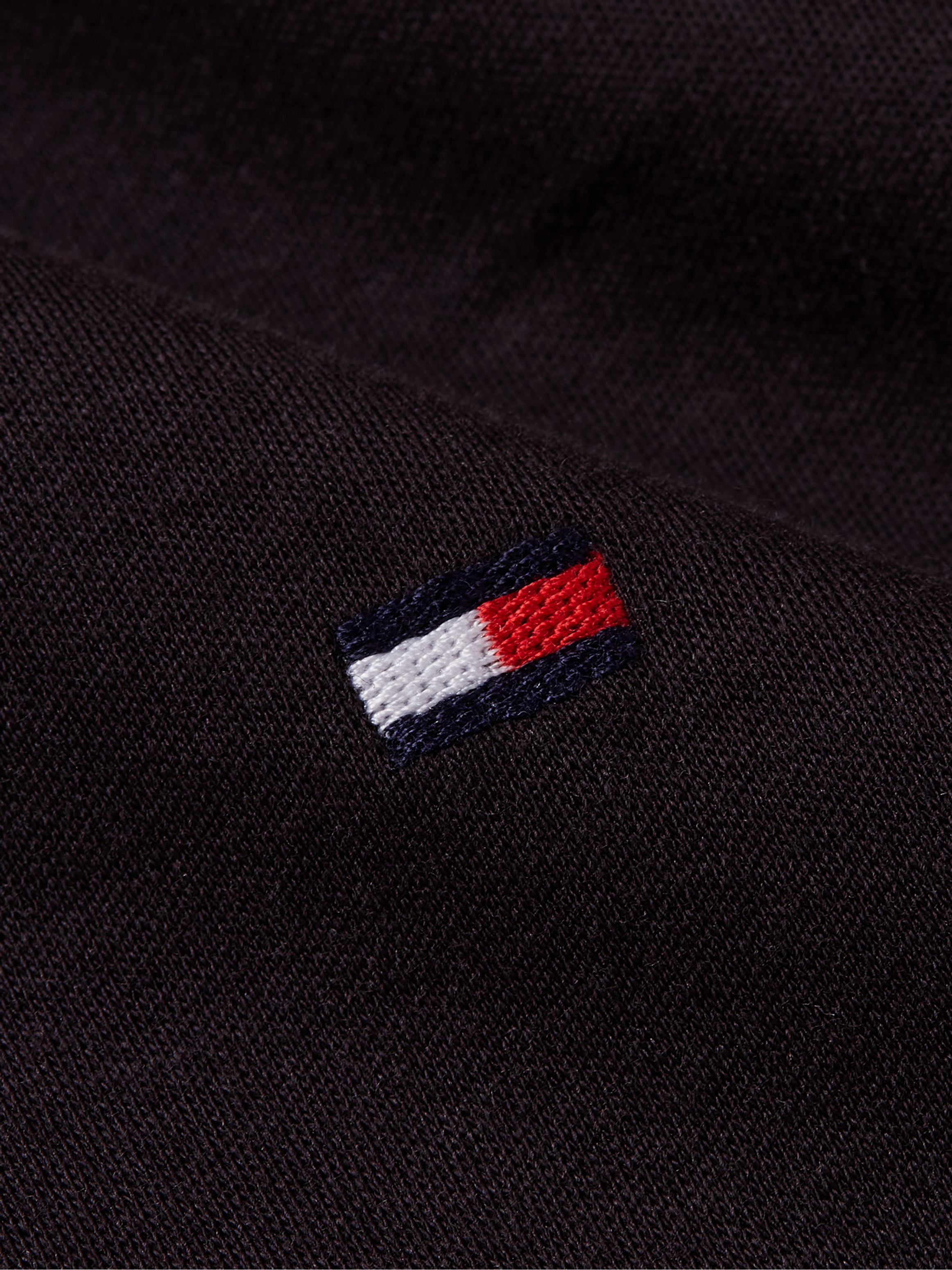 Tommy Hilfiger Langarm-Poloshirt »L/S LIQUID COTTON REG POLO mit Jersey und Markenlabel«, unifarben, casual, regular fit, Baumwolle, Polokragen