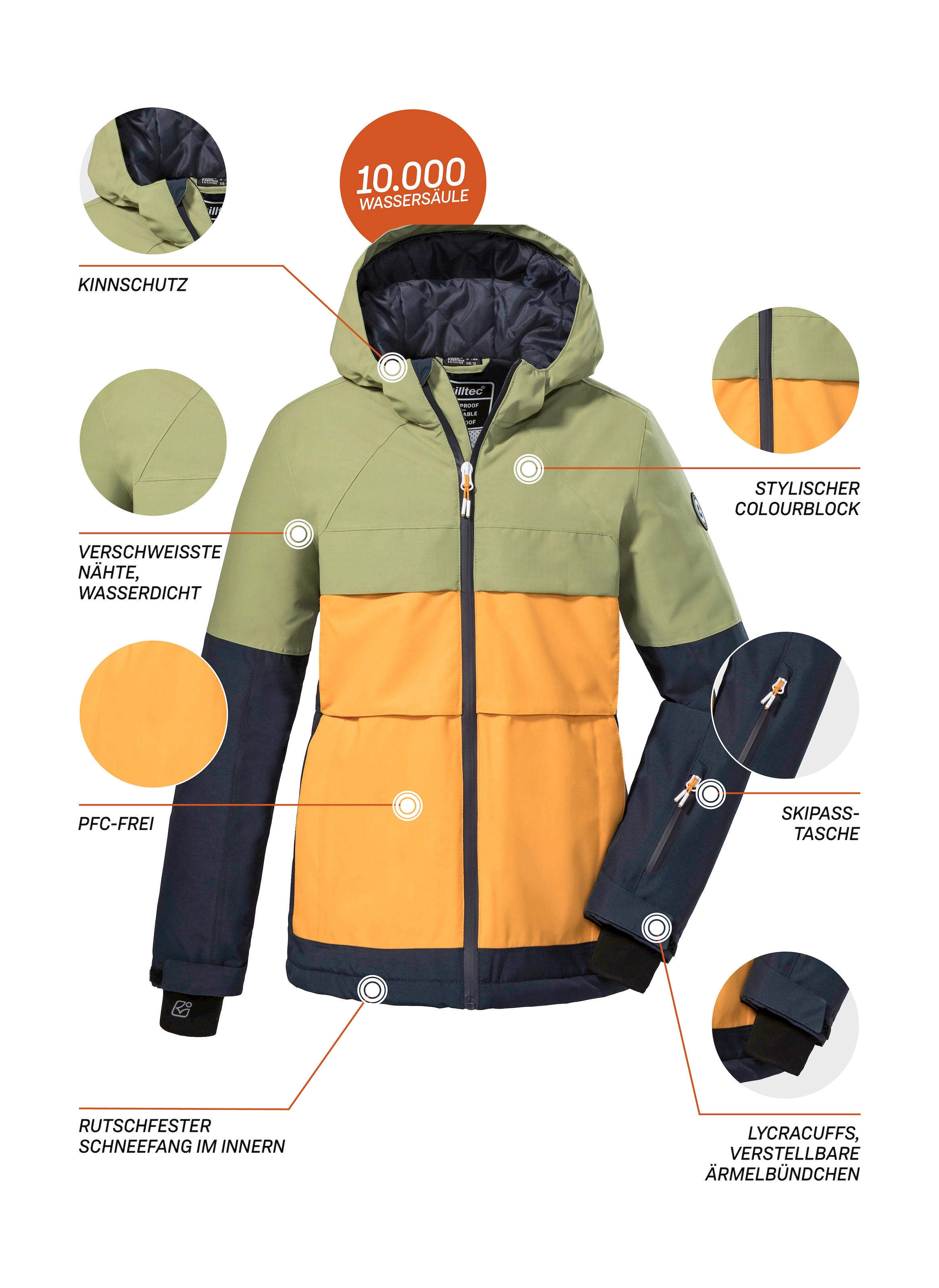 Killtec Skijacke »KSW 173 GRLS SKI JCKT«