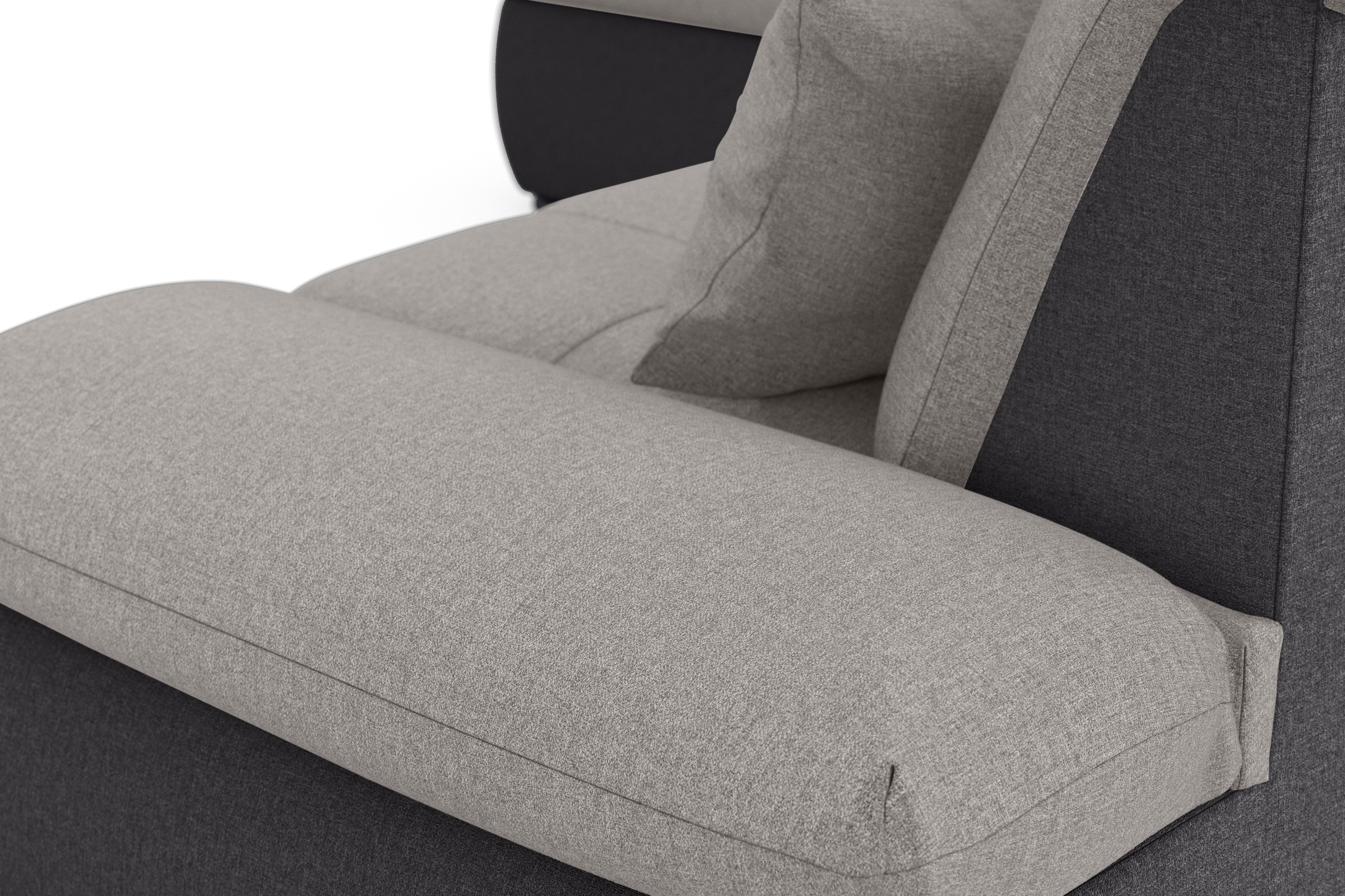 DOMO collection Ecksofa »Moric L-Form«, wahlweise mit Bettfunktion und Armlehnenverstellung, auch in Cord