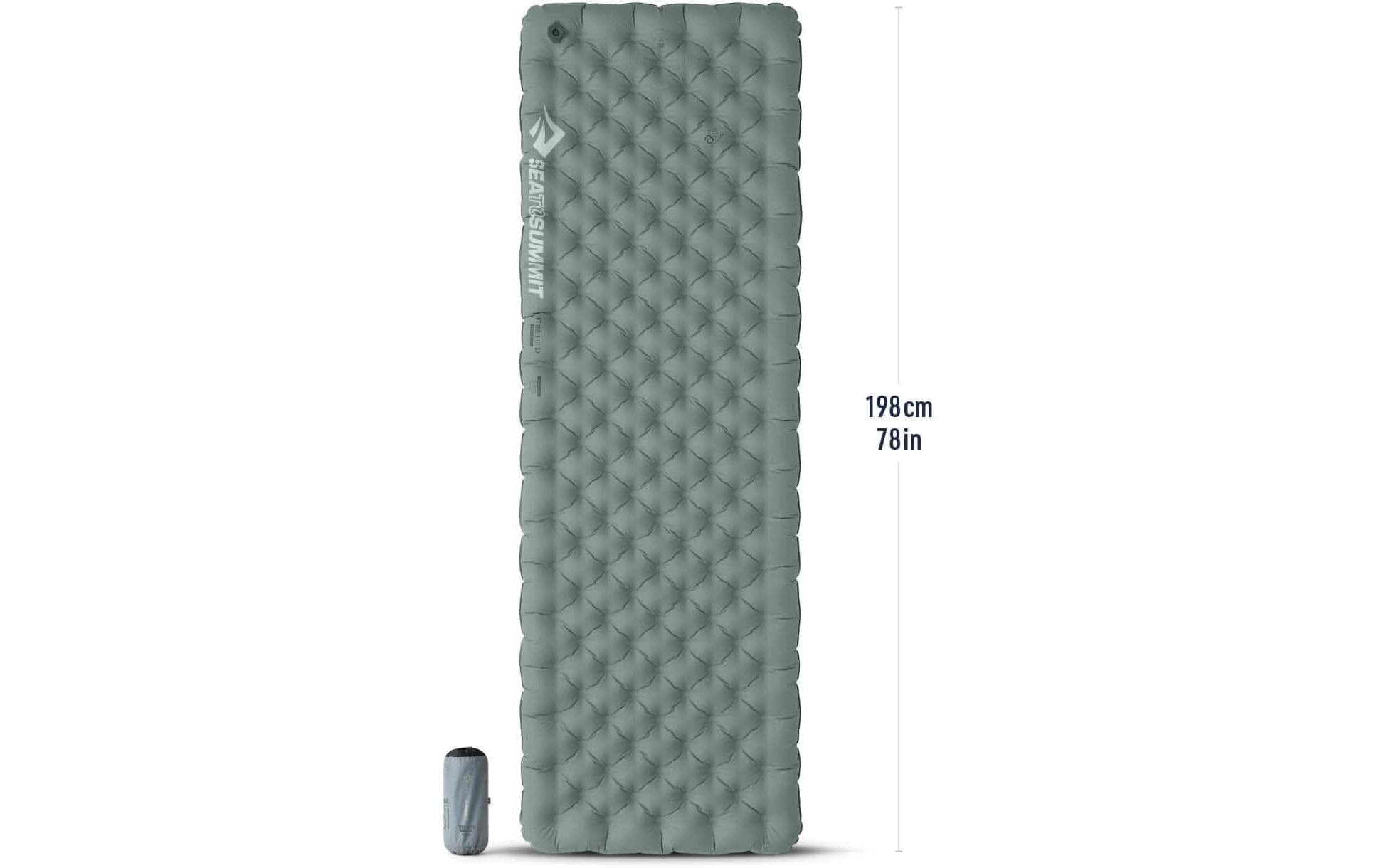 sea to summit Isomatte »Ether Light XR Insulated Air Isomatte Rectangular Wide«, aufblasbar