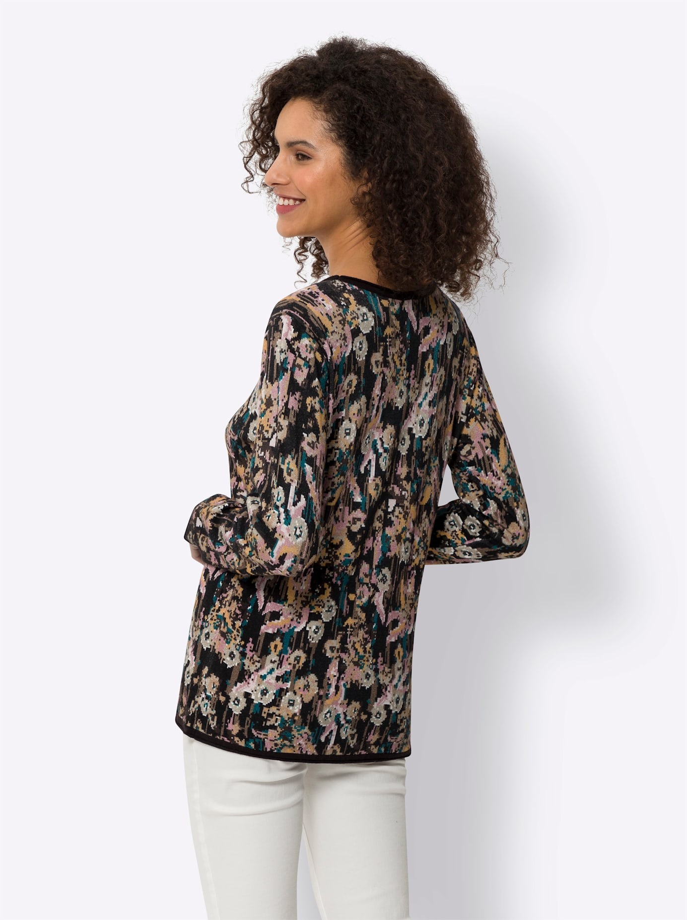 heine Rundhalspullover »Druck-Pullover«