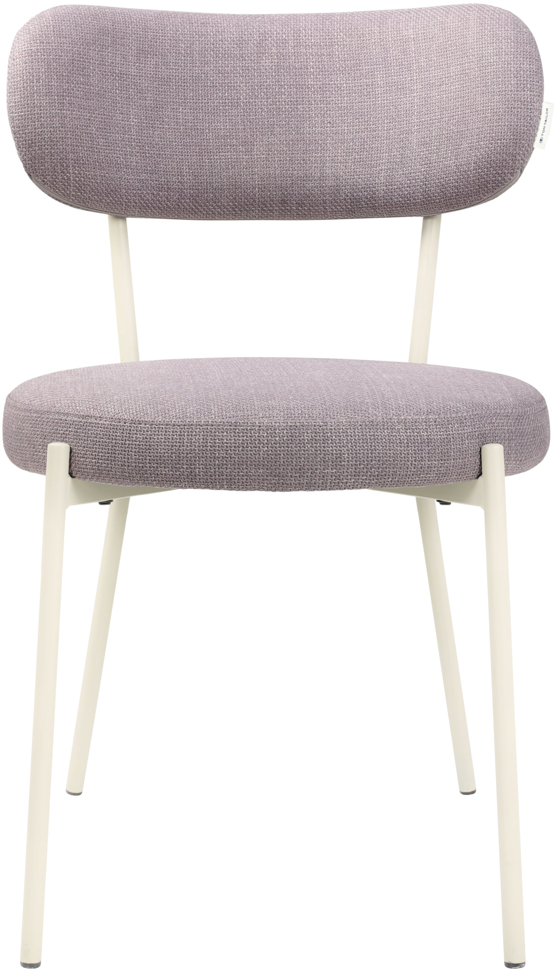 TOM TAILOR HOME 4-Fussstuhl »SOFT PAD CHAIR«, (Set), 2 St., Webstoff, Esszimmerstuhl, 4-Fussgestell, mit Rückenausschnitt