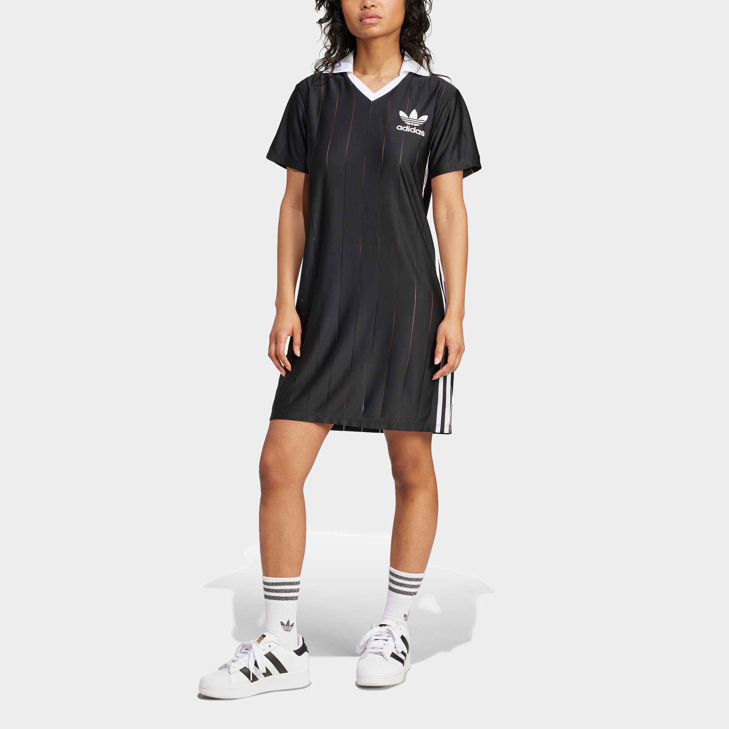 adidas Originals Shirtkleid »3 S PNST DRESS«, (1 tlg.)