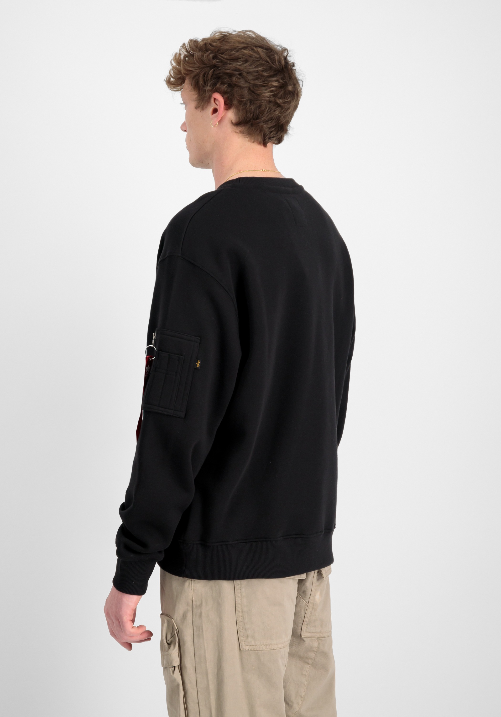 Alpha Industries Sweater »Satin Logo Sweatshirt«