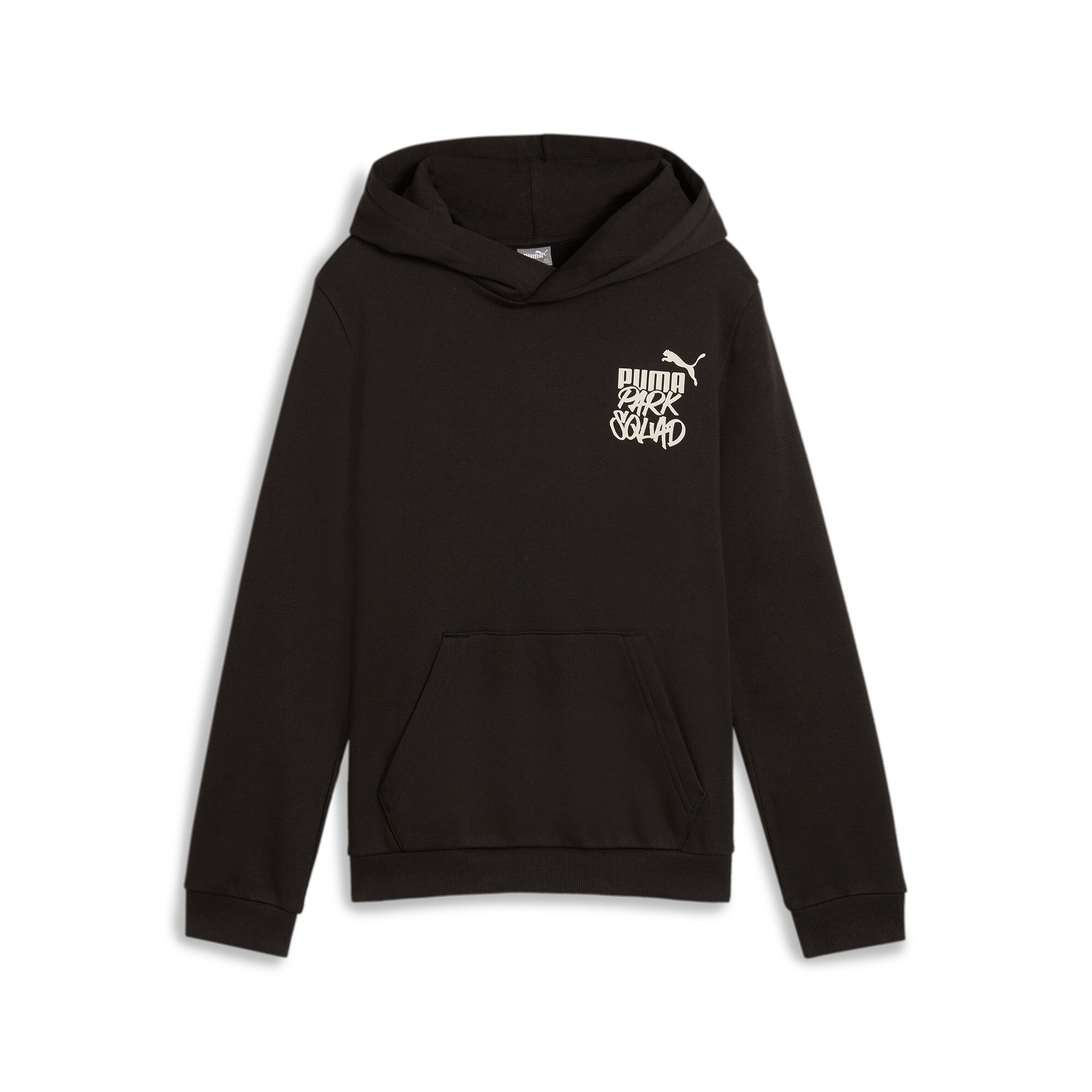 PUMA Kapuzensweatshirt »ESS+ MID 90S HOODIE FL B«, für Jugendliche, mit Print-Applikation, mit Kängurutasche