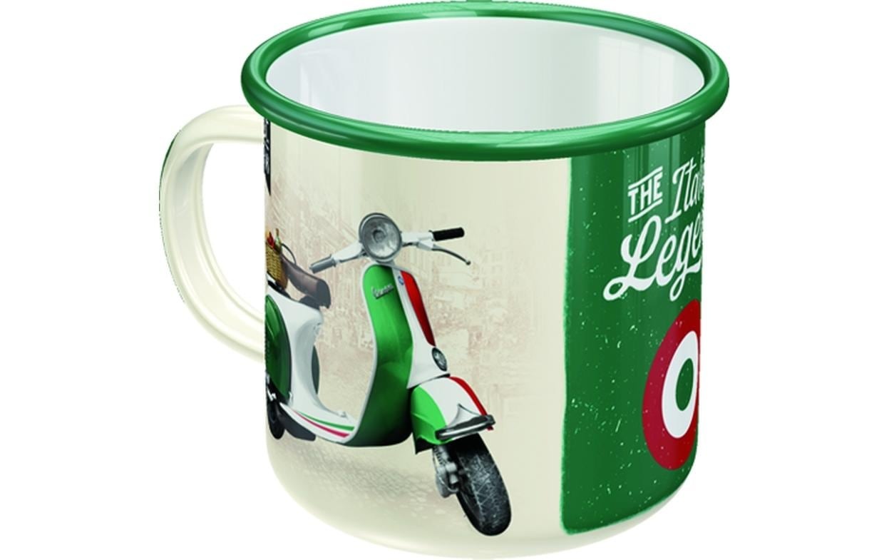 Tasse »Nostalgic Art Vespa 360 ml, 1 Stück, Gelb/Grün«, (1 tlg.)