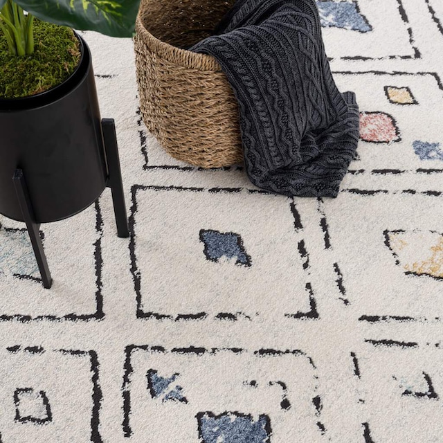 Carpet City Teppich »Mista 2574«, rechteckig, Kurzflor, Boho-Optik,  Multicolor, Weich online kaufen | Jelmoli-Versand