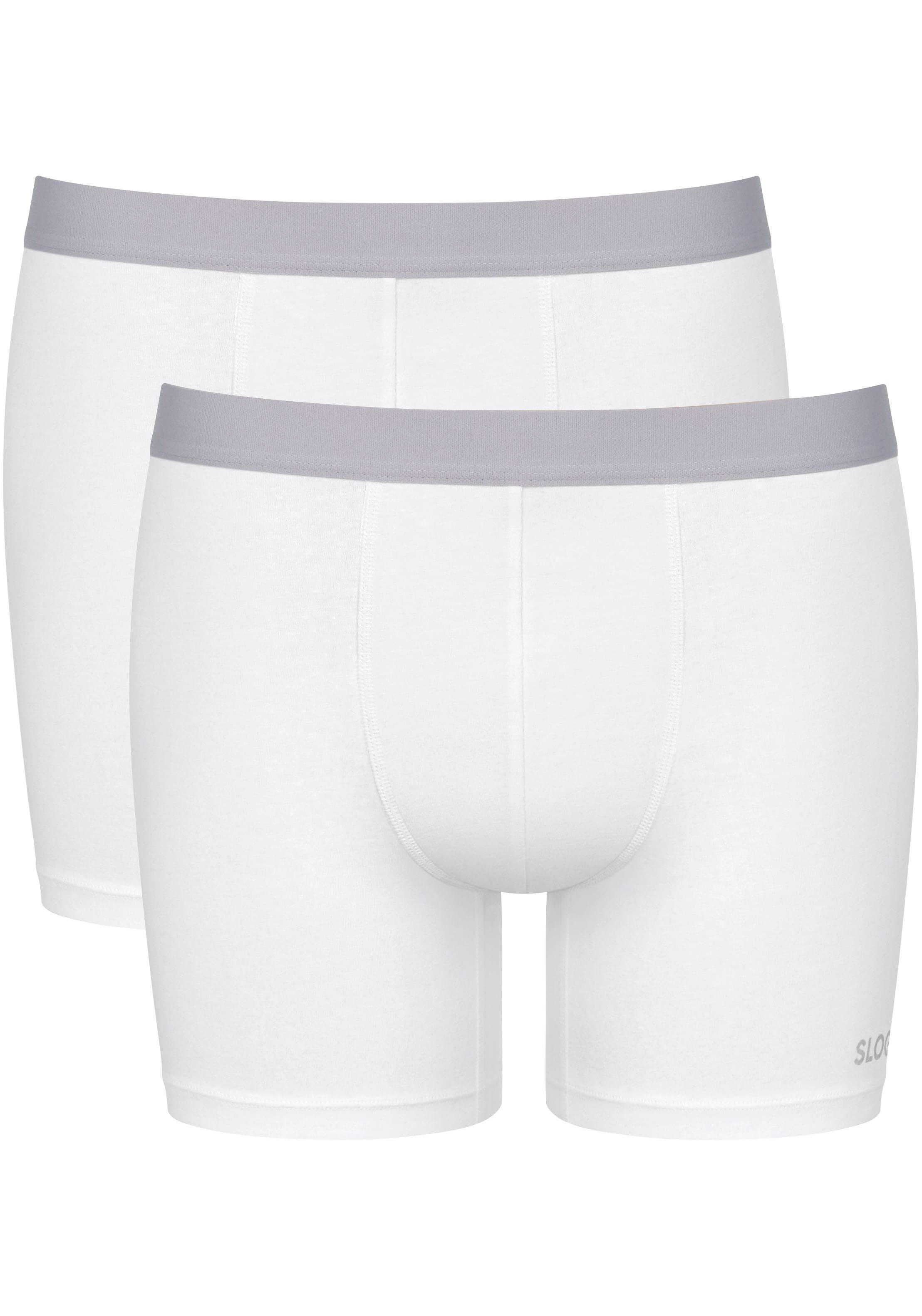 Retro Boxer »men GO ABC 2.0 Short 2P«, (2er Pack), dezentes, gedrucktes sloggi-Logo am...