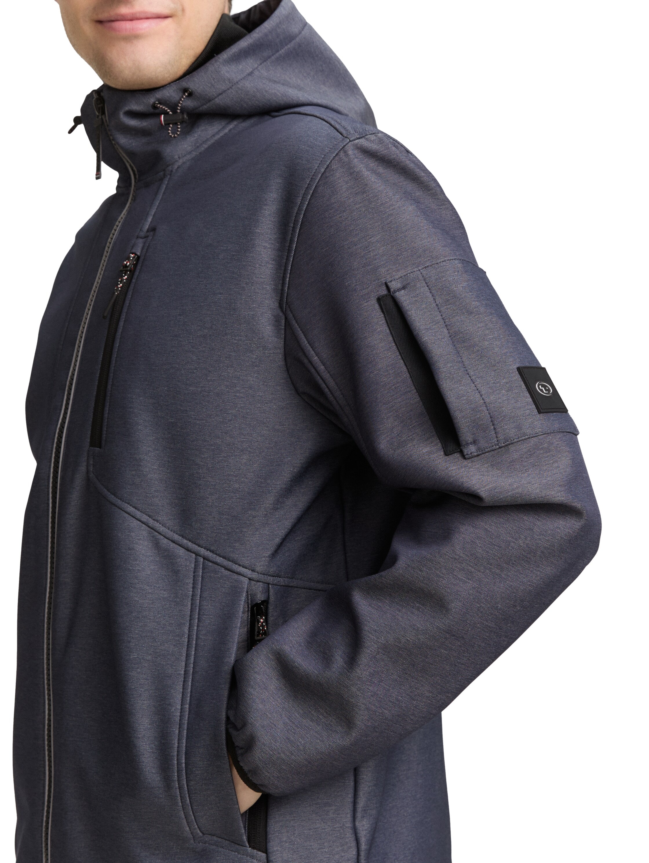 TOM TAILOR Softshelljacke, mit Kapuze, mit Kapuze