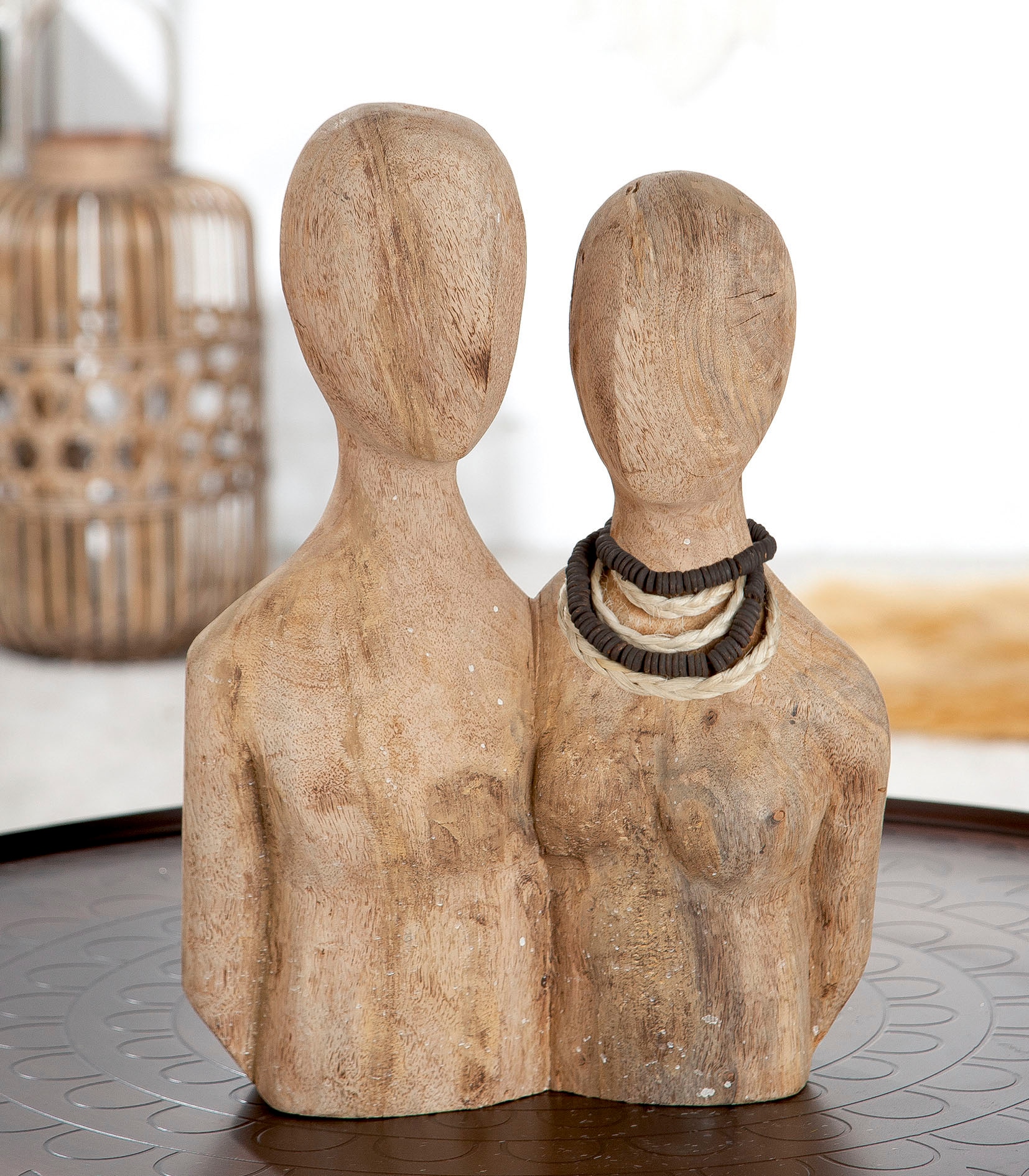 Holz, Wohnzimmer Höhe Dekoobjekt, 37 Gilde aus online by Casablanca bestellen | »Skulptur cm, Pair, natur«, Dekofigur Jelmoli-Versand