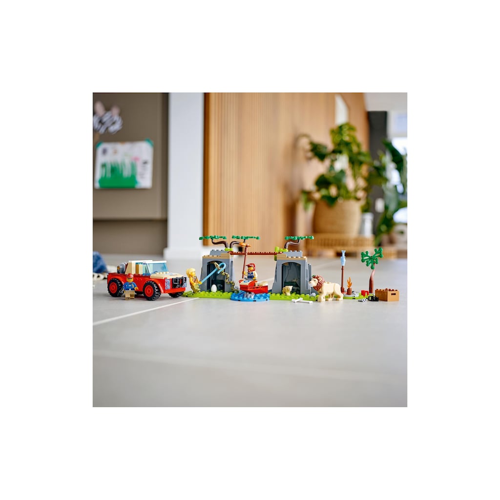 LEGO® Konstruktionsspielsteine »Tierrettungs-Geländewagen«