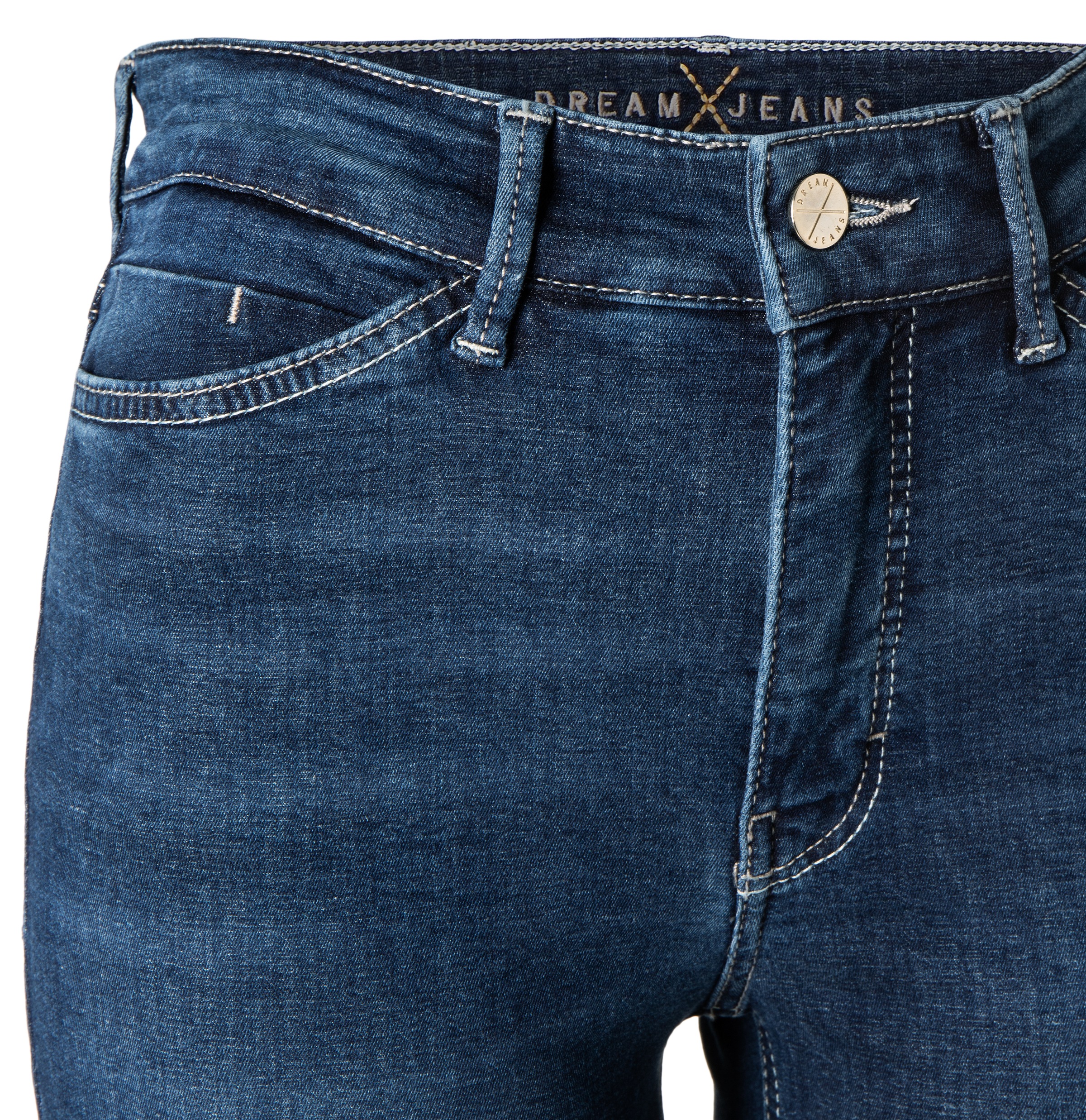 MAC 7/8-Jeans »Dream Chic«, verkürzte Form mit Reissverschluss