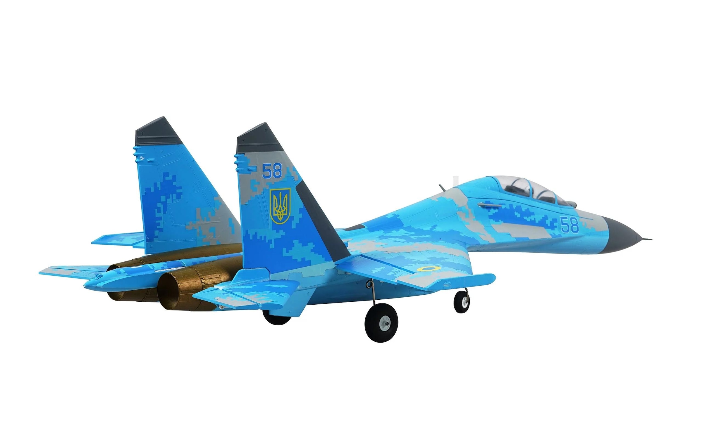 Amewi RC-Flugzeug »Jet XFly SU-27 50 mm Twin EDF Blau, PNP«