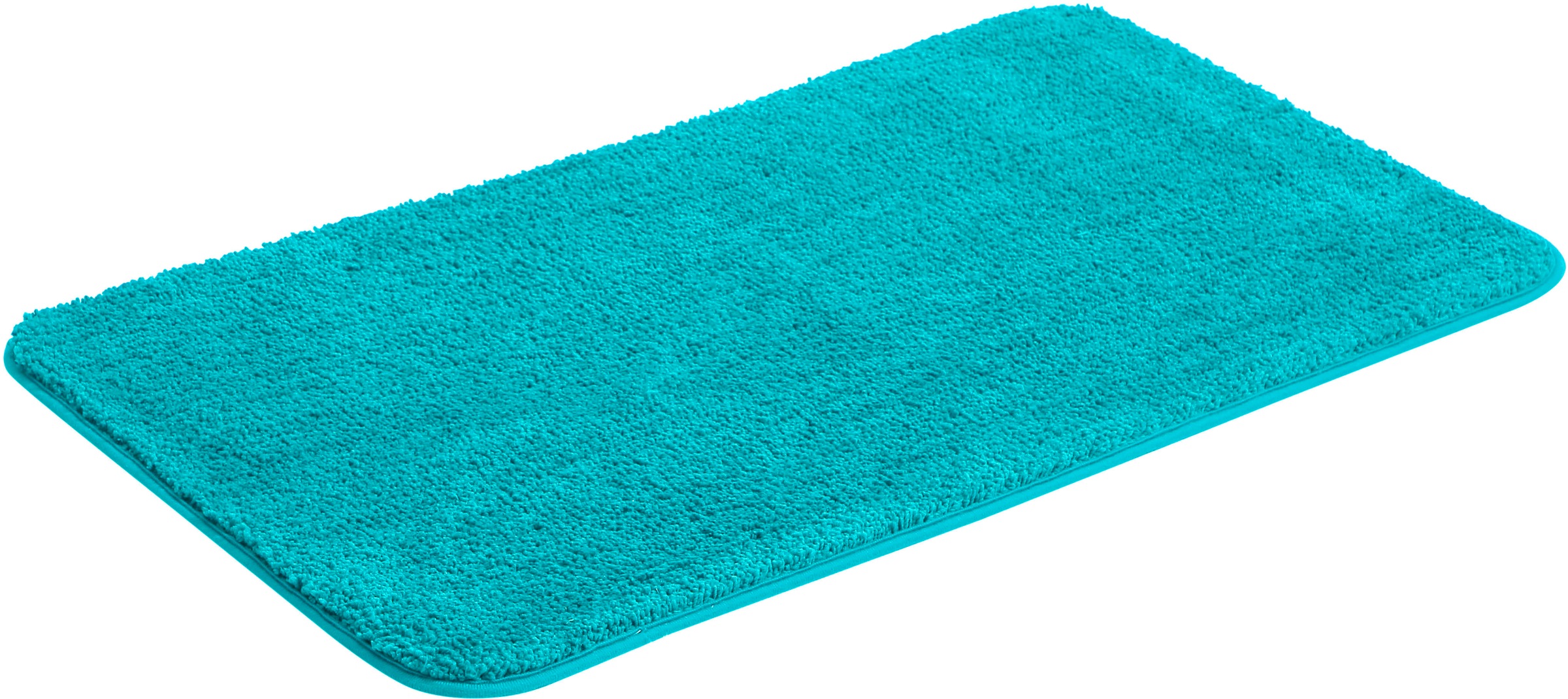 my home Badematte »Regona, Badteppich, Badvorleger, Badezimmer Teppich«, rutschhemmend beschichtet, fussbodenheizungsgeeignet-schnell trocknend-strapazierfähig, Uni Farben, besonders weich, als rechteckig und halbrund erhältlich