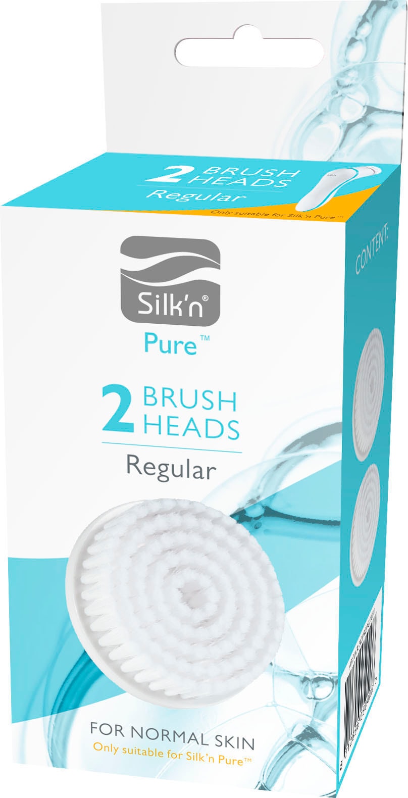Silk'n Gesichtsbürstenaufsatz »Regular«, (Set, 2 tlg.), für Silk`n Pure und Pure Deluxe