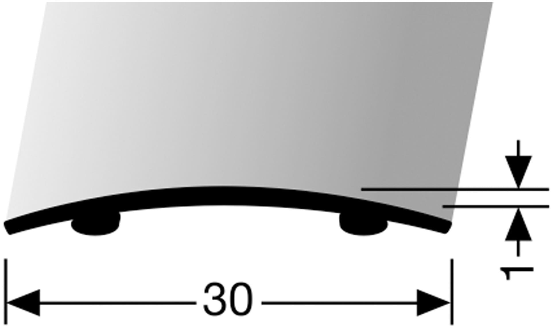 Küberit Übergangsprofil Übergang 451 Sk« Bxl 3x100 Cm Selbstklebend