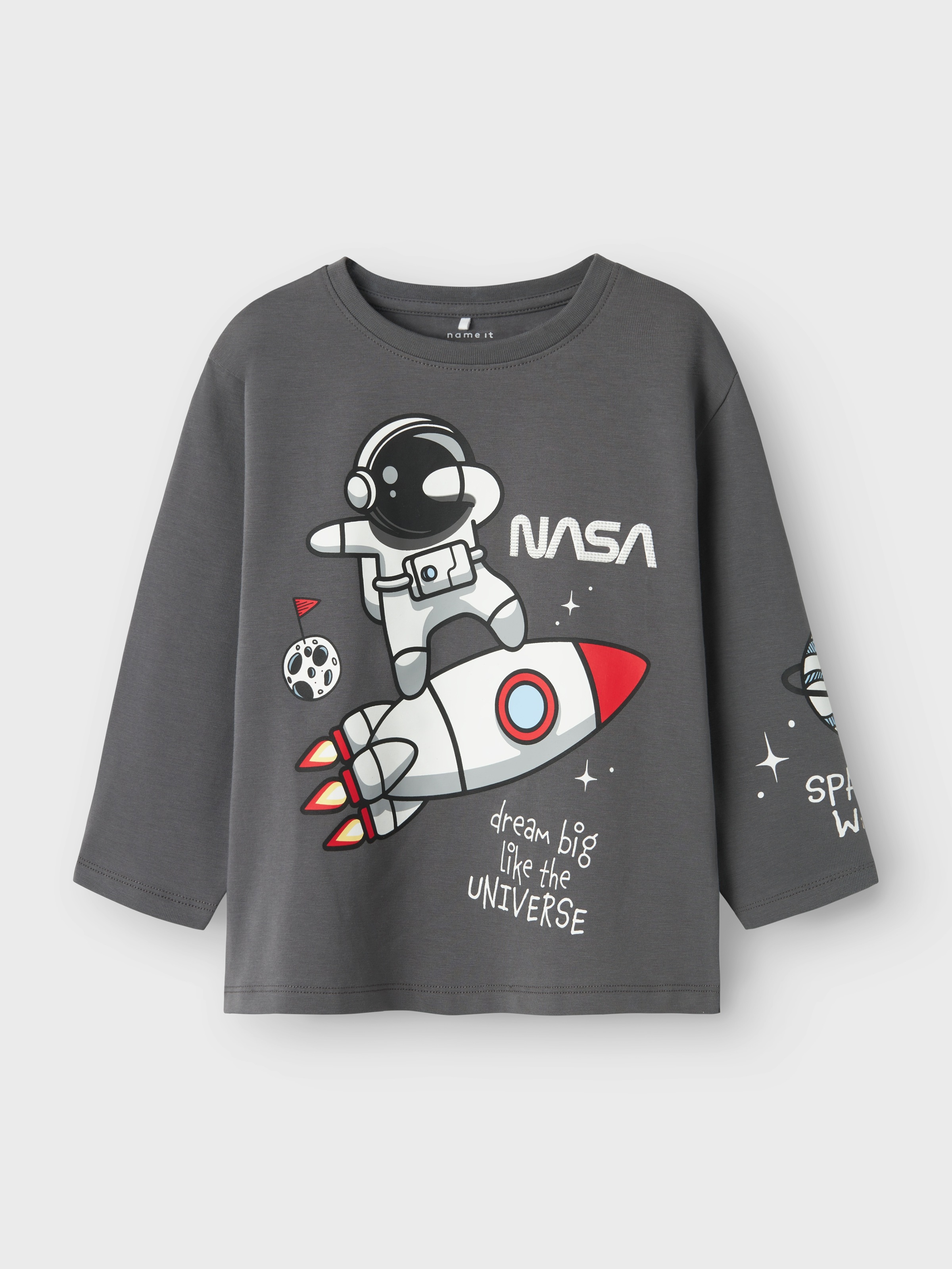 Name It Langarmshirt »NMMDALUM NASA LS NREG TOP NAS«