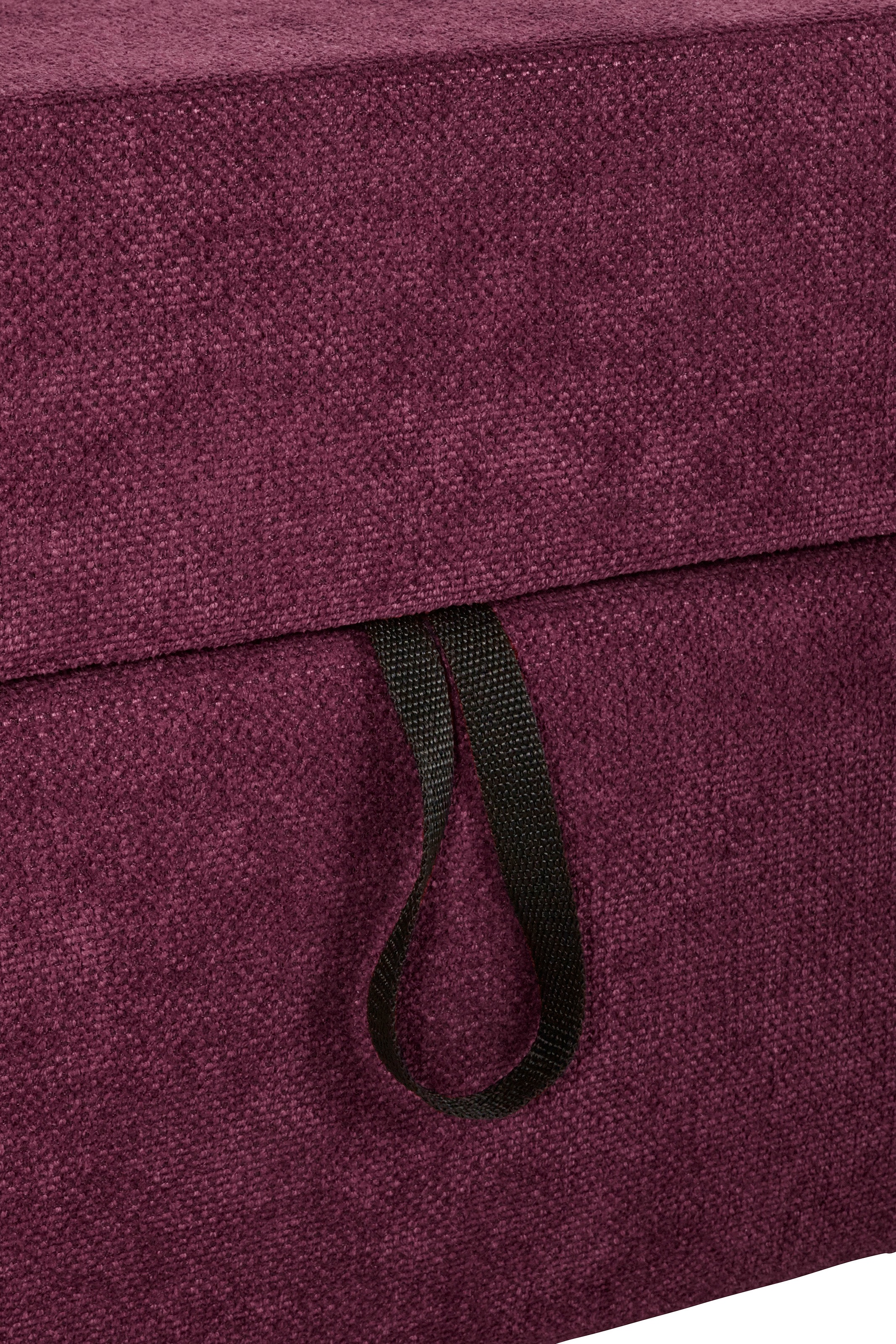 DOMO collection Ecksofa »Topper zeitlos elegant, kompakte Stellmasse, OTTOs Choice, L-Form«, mit Ottomane, wahlweise mit Schlaffunktion