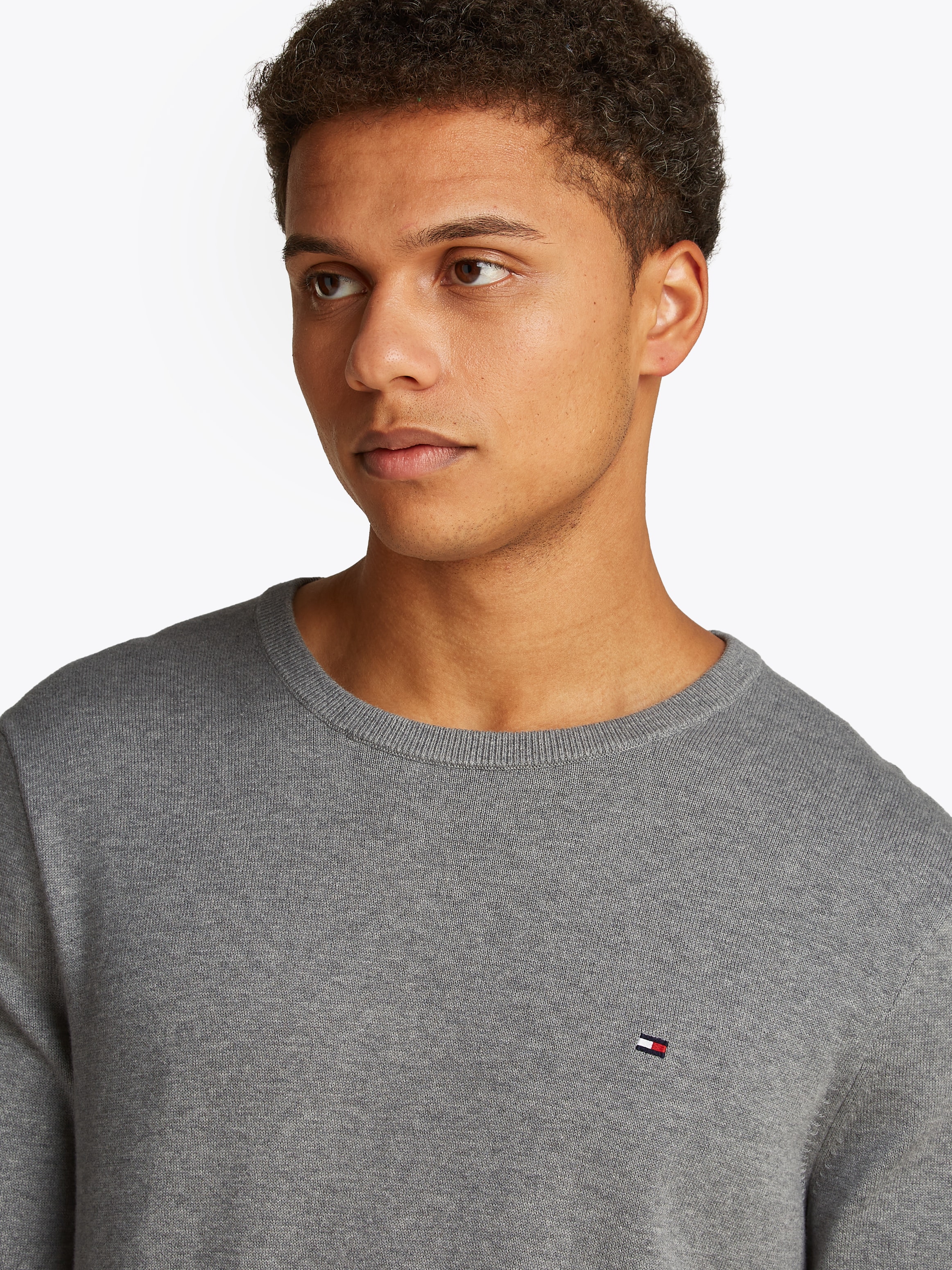 Tommy Hilfiger Rundhalspullover »ESSENTIAL COTTON CREW NECK«