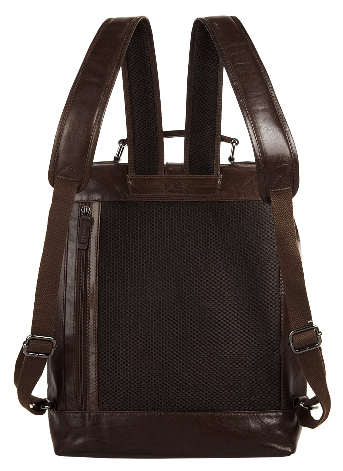 X-Zone Laptoprucksack, echt Leder