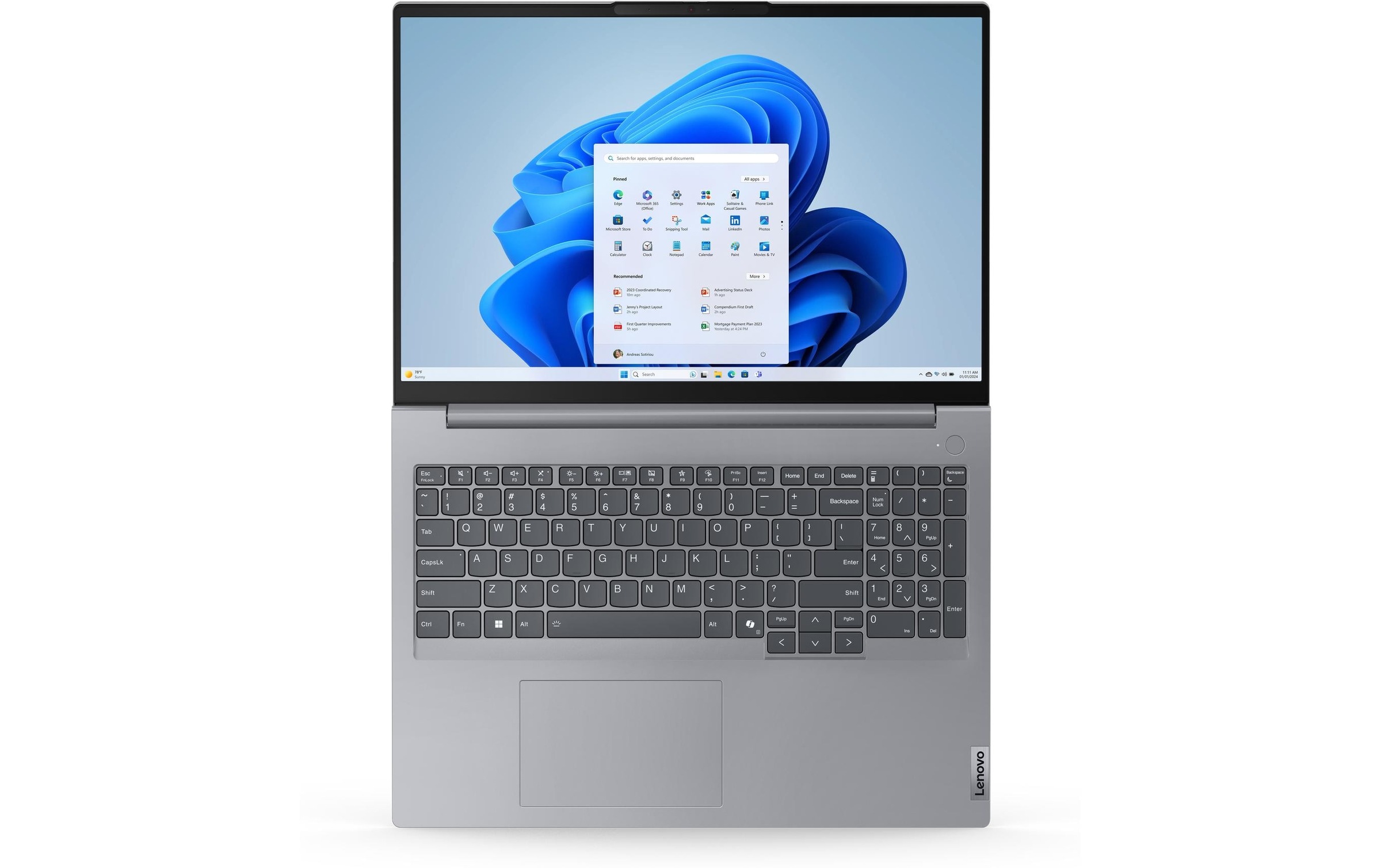 Lenovo Notebook »ThinkBook 16 G7 IML (Intel)«, 40,48 cm, / 16 Zoll, Intel, Core Ultra 7, ARC, 1000 GB SSD