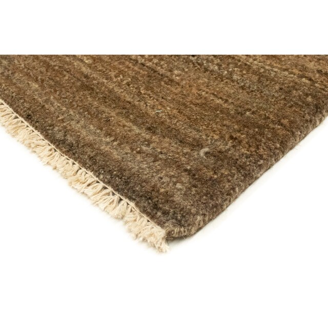 handgeknüpft »Gabbeh Teppich handgeknüpft morgenland kaufen Wollteppich rechteckig, braun«, online | Jelmoli-Versand