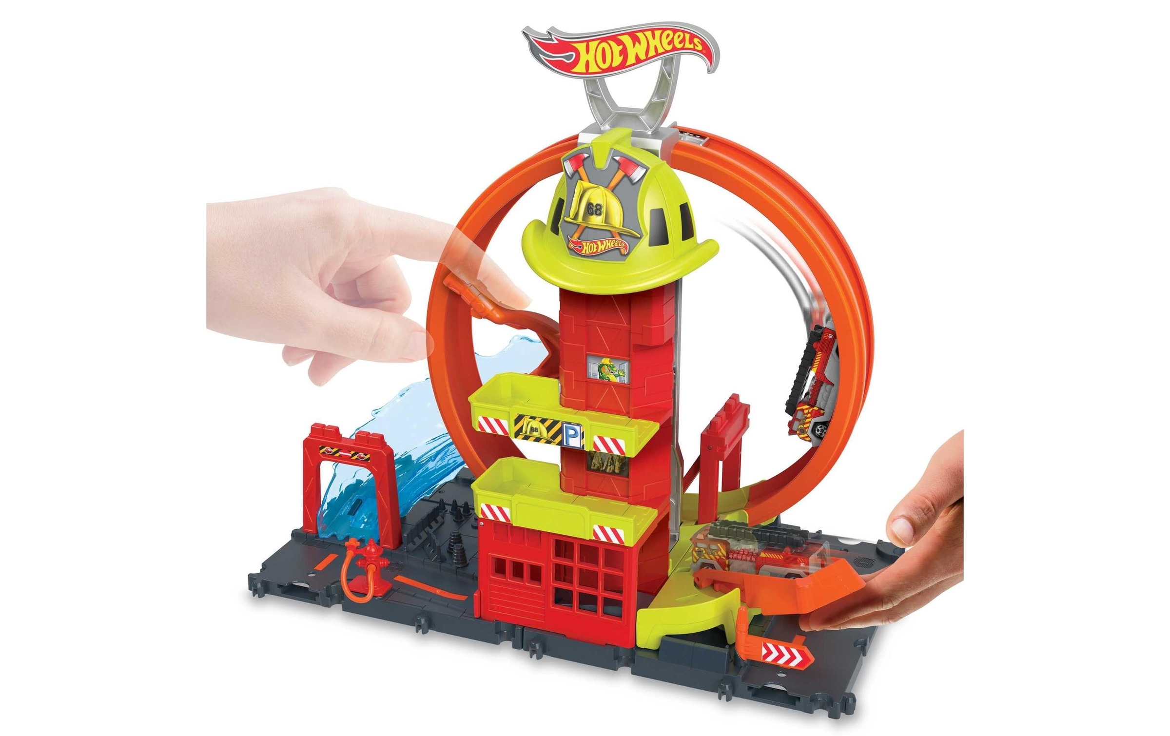 Hot Wheels Spielzeug-Auto »City Super Fire Station«
