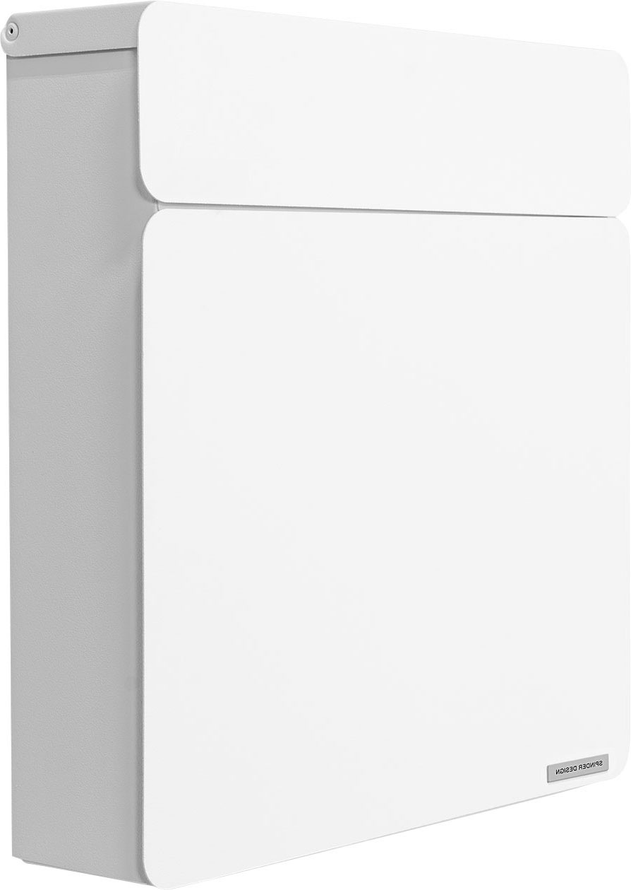 Spinder Design Briefkasten "INBOX" 1 Stk. tlg. Moderner, wetterfester Briefkasten aus pulverbeschichtetem Stahl