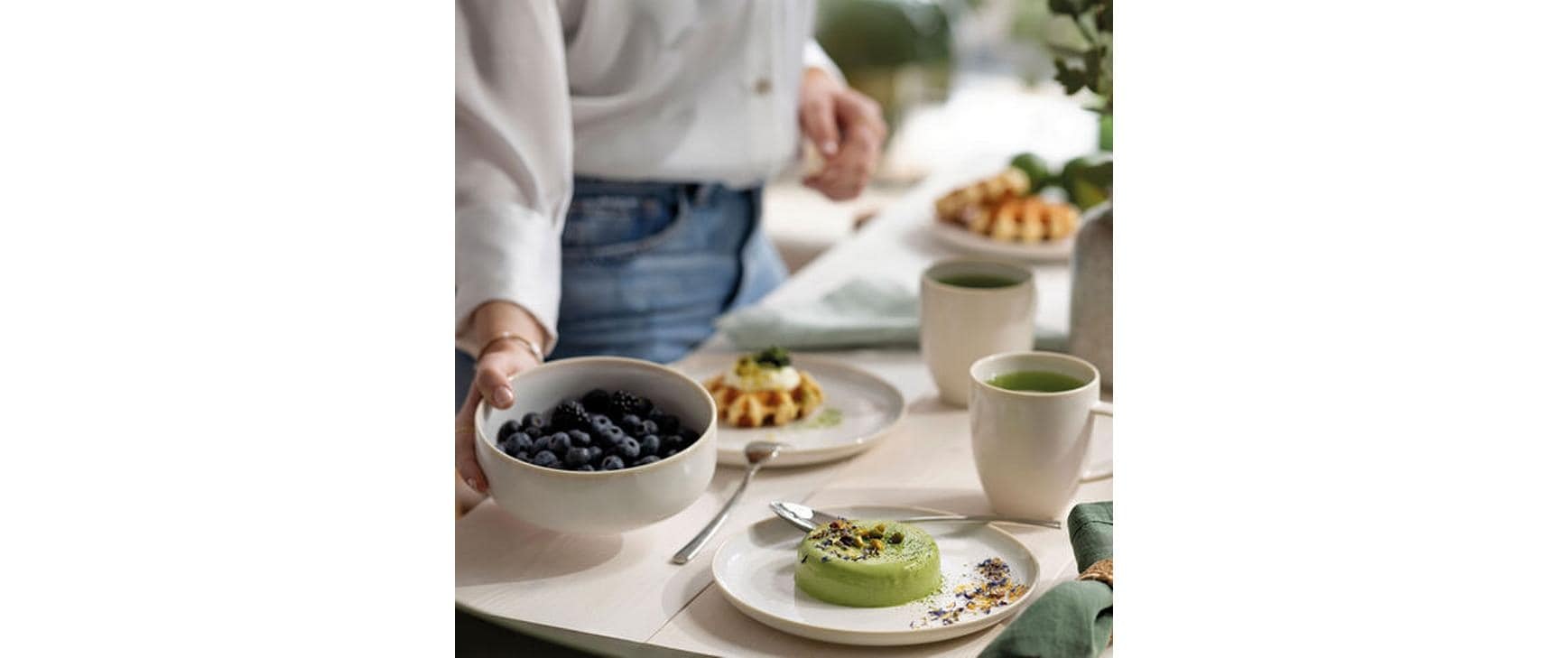 Villeroy & Boch Becher »Crafted Cotton 350 ml, 6 Stück, Weiss«