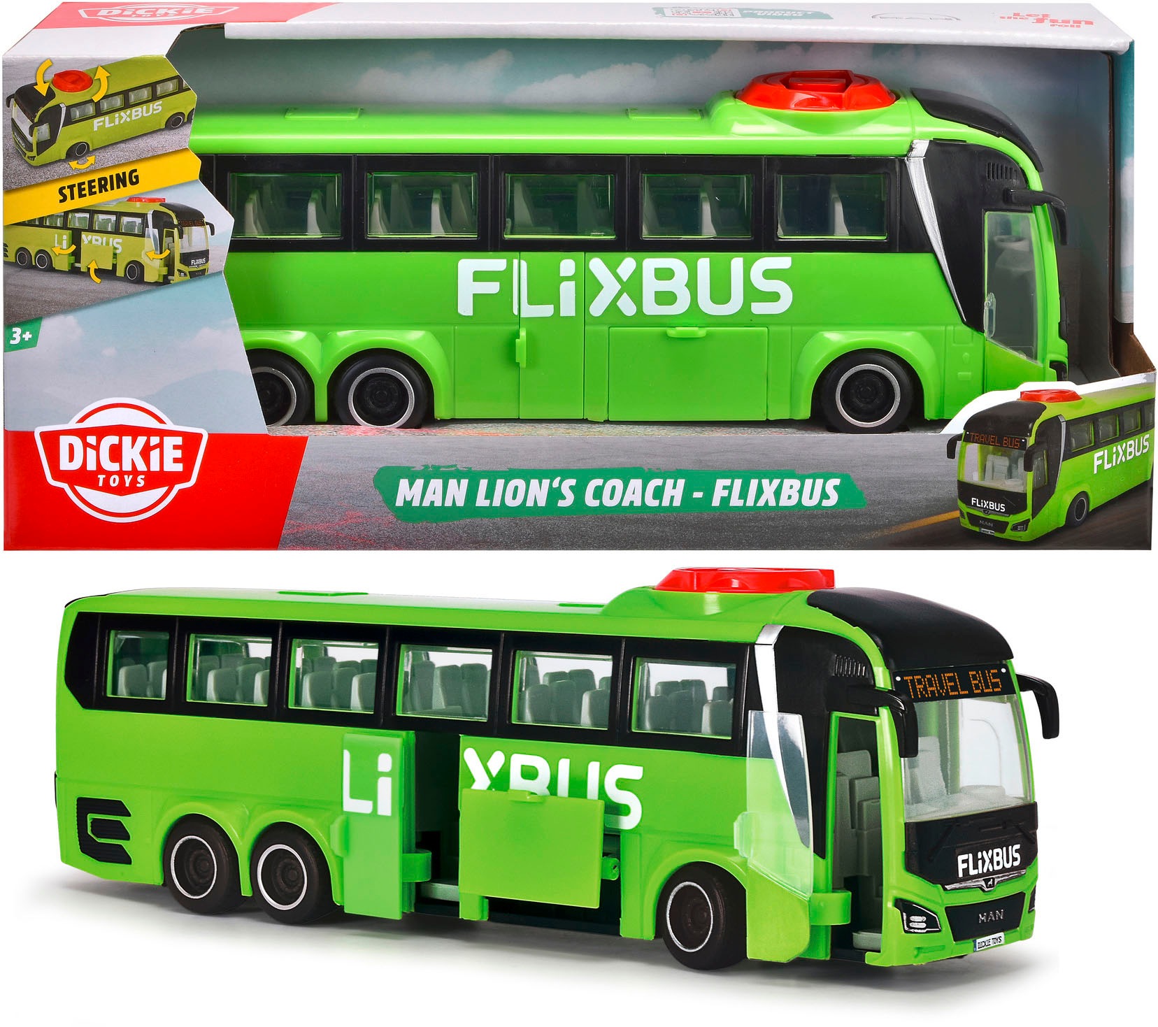 Dickie Toys Spielzeug-Bus »MAN Lion's Coach - Flixbus«