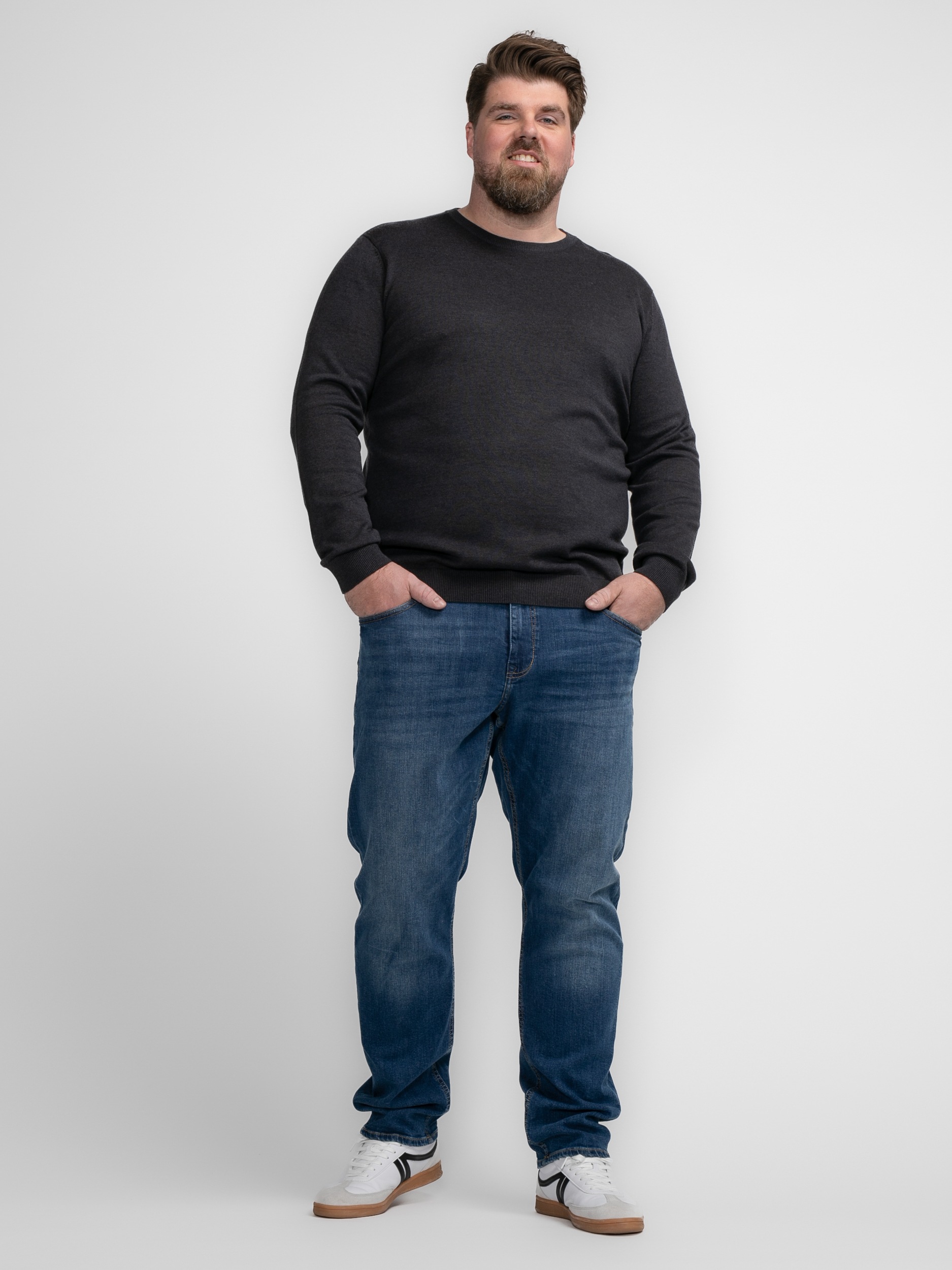Petrol Industries Rundhalspullover »Men Knitwear Round Neck Basic«