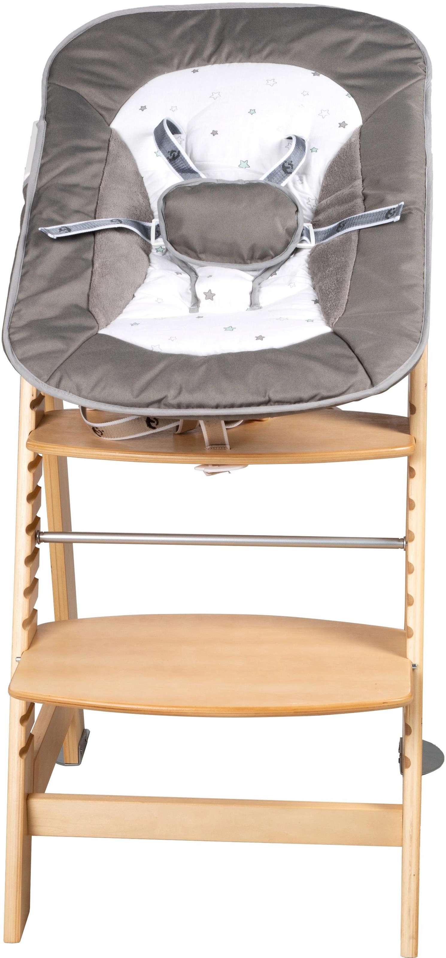 ✵ roba® Hochstuhl Sternenzauber«, Neugeborenen- Aufsatz online Set mit entdecken | Jelmoli-Versand »2-in-1 Born Up