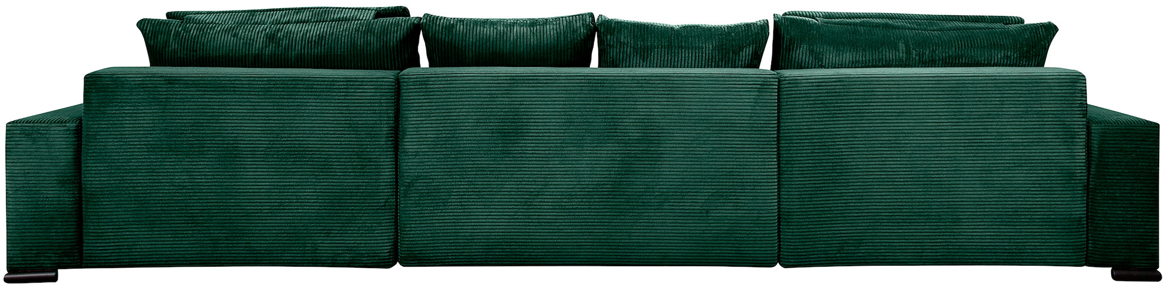 COLLECTION AB Wohnlandschaft »Josy XXXL-Relax U-Form, B: 352 cm«, mit Bettfunktion, Bettkasten & 2 Nackenkissen, Federkern