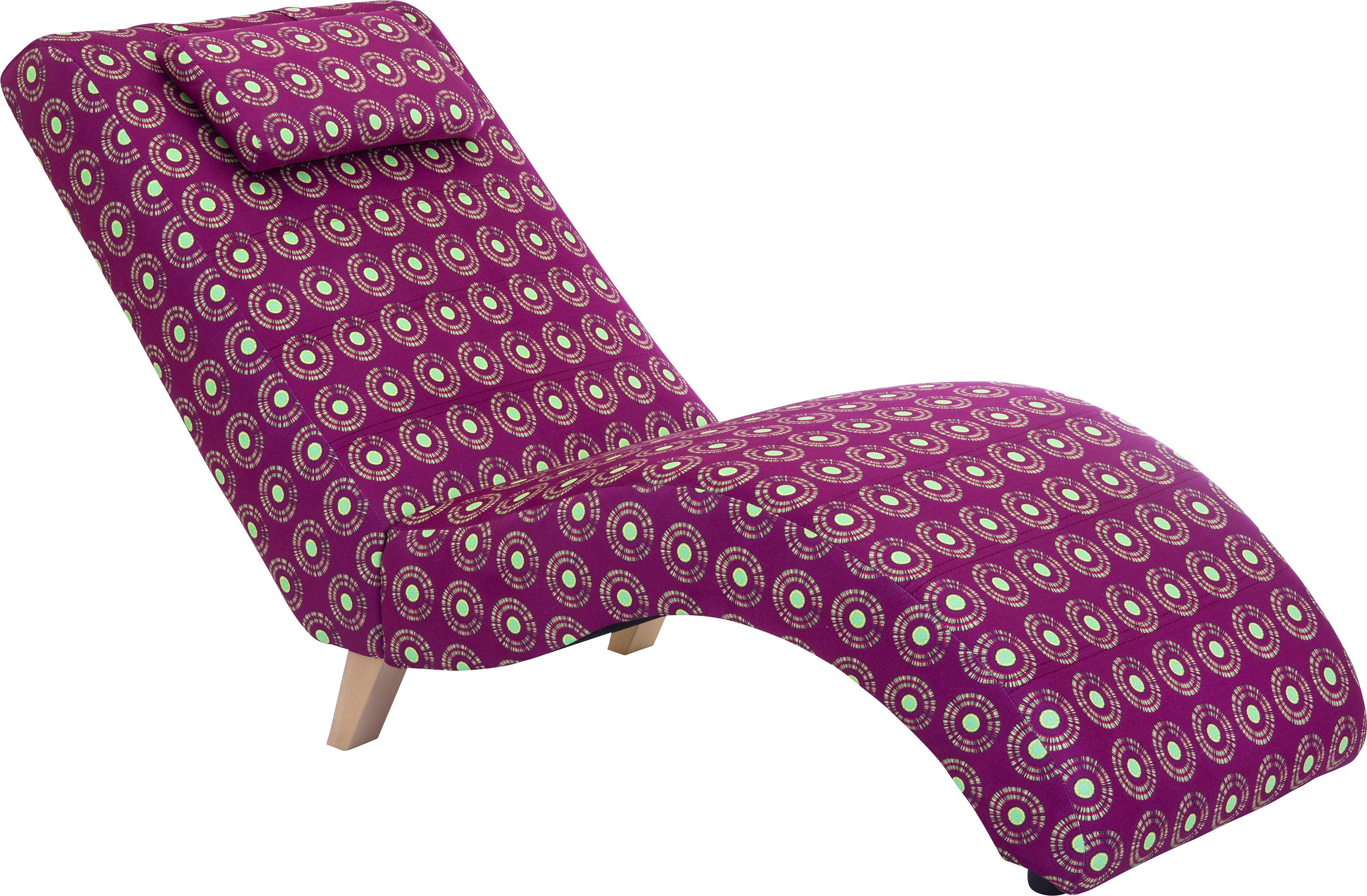 Max Winzer® Relaxliege »Nova«, inklusive Nackenkissen, mit Designerstoff von Andreea Boyer