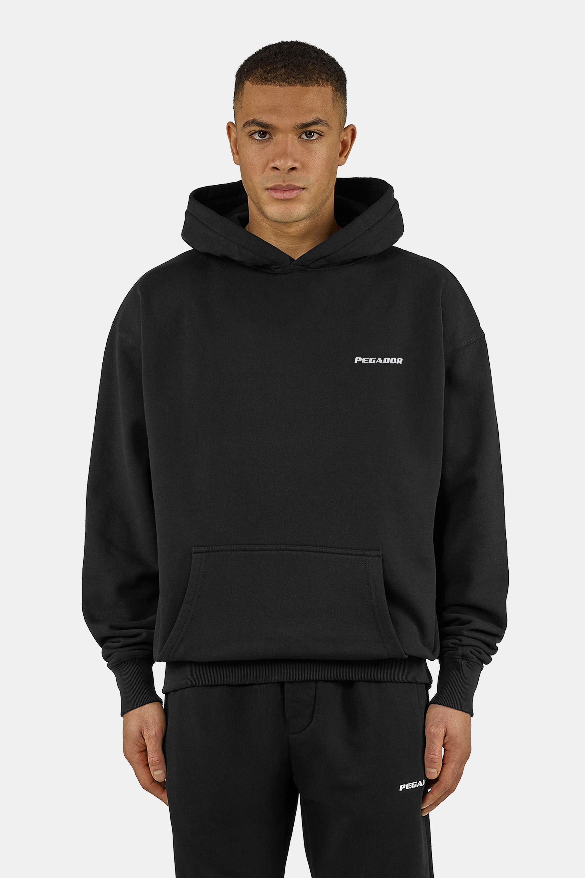 PEGADOR Kapuzensweatshirt "Logo Oversized Hoodie", Baumwollmischung, oversize