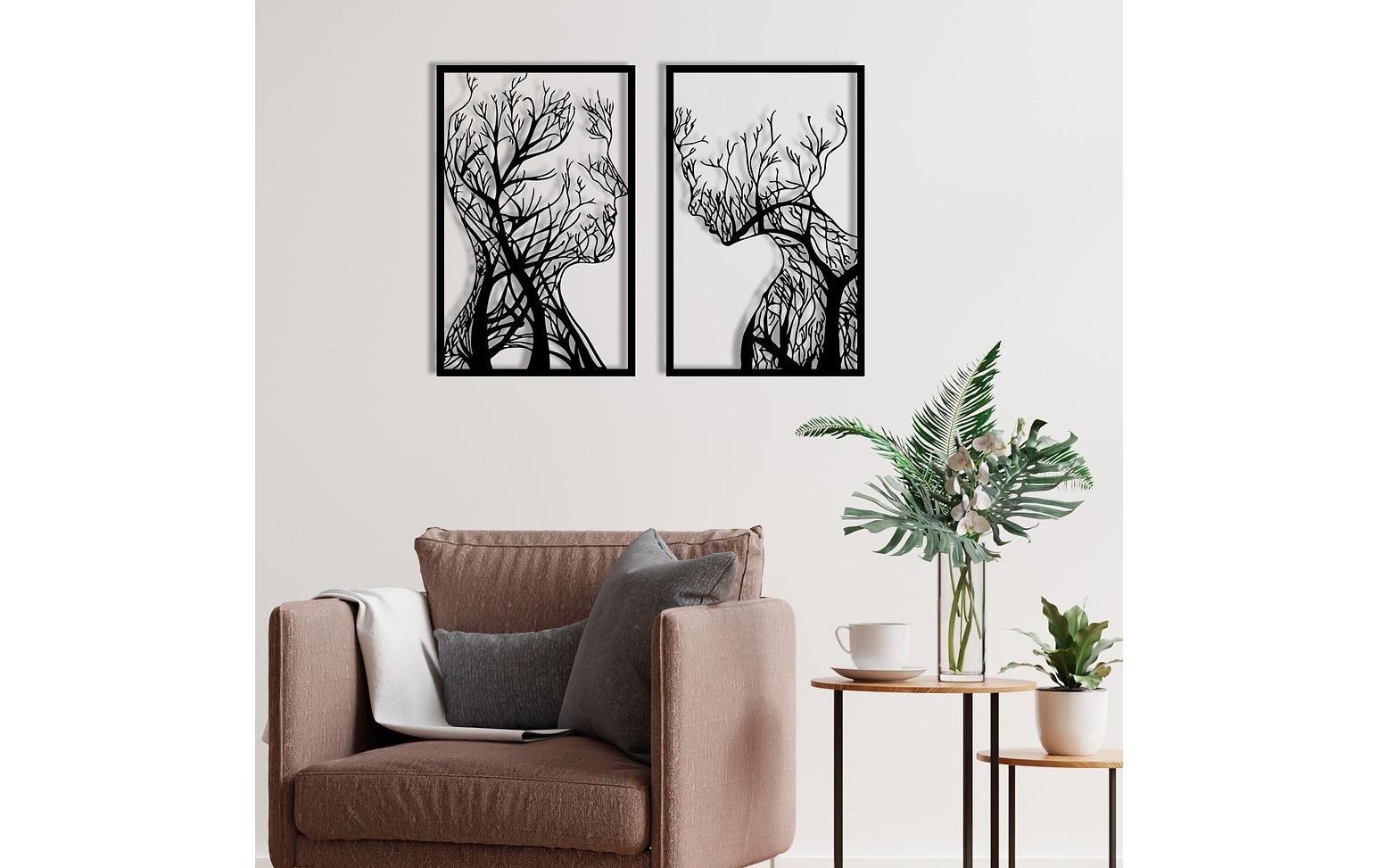 Wanddekoobjekt »Wallxpert Human Tree 86 x 63 cm«