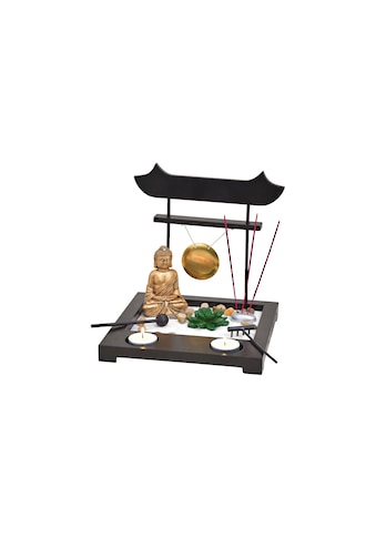 Dekofigur »G. Wurm Zen-Set Buddha mit Gong«