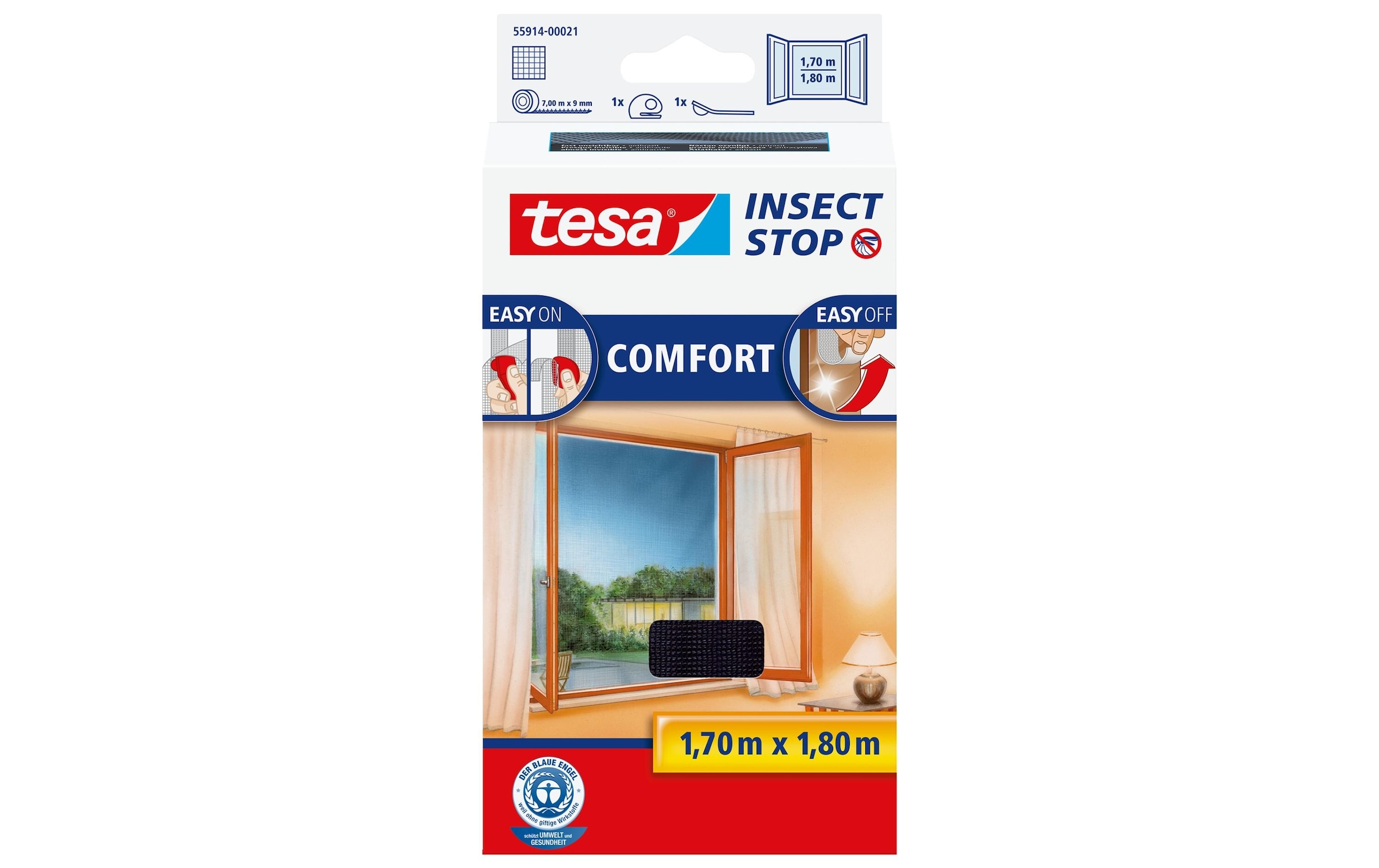 tesa Moskitonetz »Insect Stop Comfort Fenster 45474 x 1.8m«