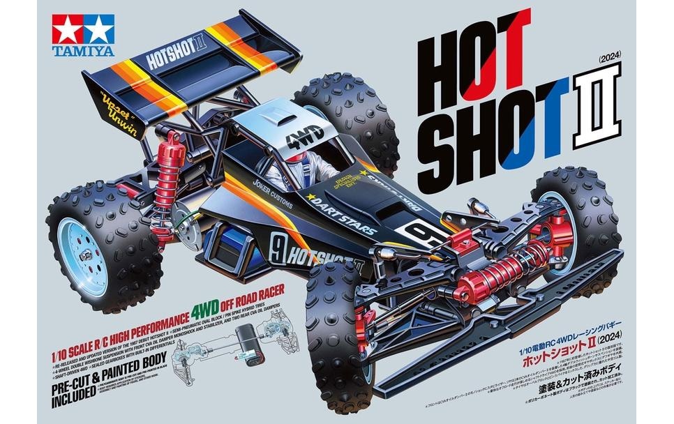 Tamiya RC-Buggy »HotShot II -2024 4WD Bausatz«